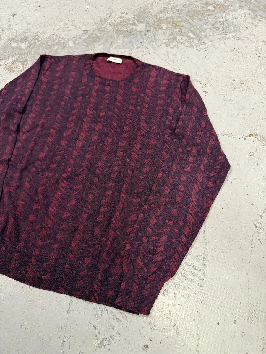 Dries Van Noten Dries Van Noten Red Bordeaux Contemporary Sweater Size US M / EU 48-50 / 2 - 7 Thumbnail