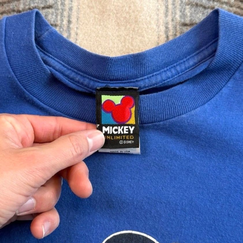 Mickey Unlimited VINTAGE Mickey Unlimited Mickey Mouse T-Shirt XL Men Blue 90s Cartoon Disney Short Sleeve United States Size US XL / EU 56 / 4 - 3 Thumbnail