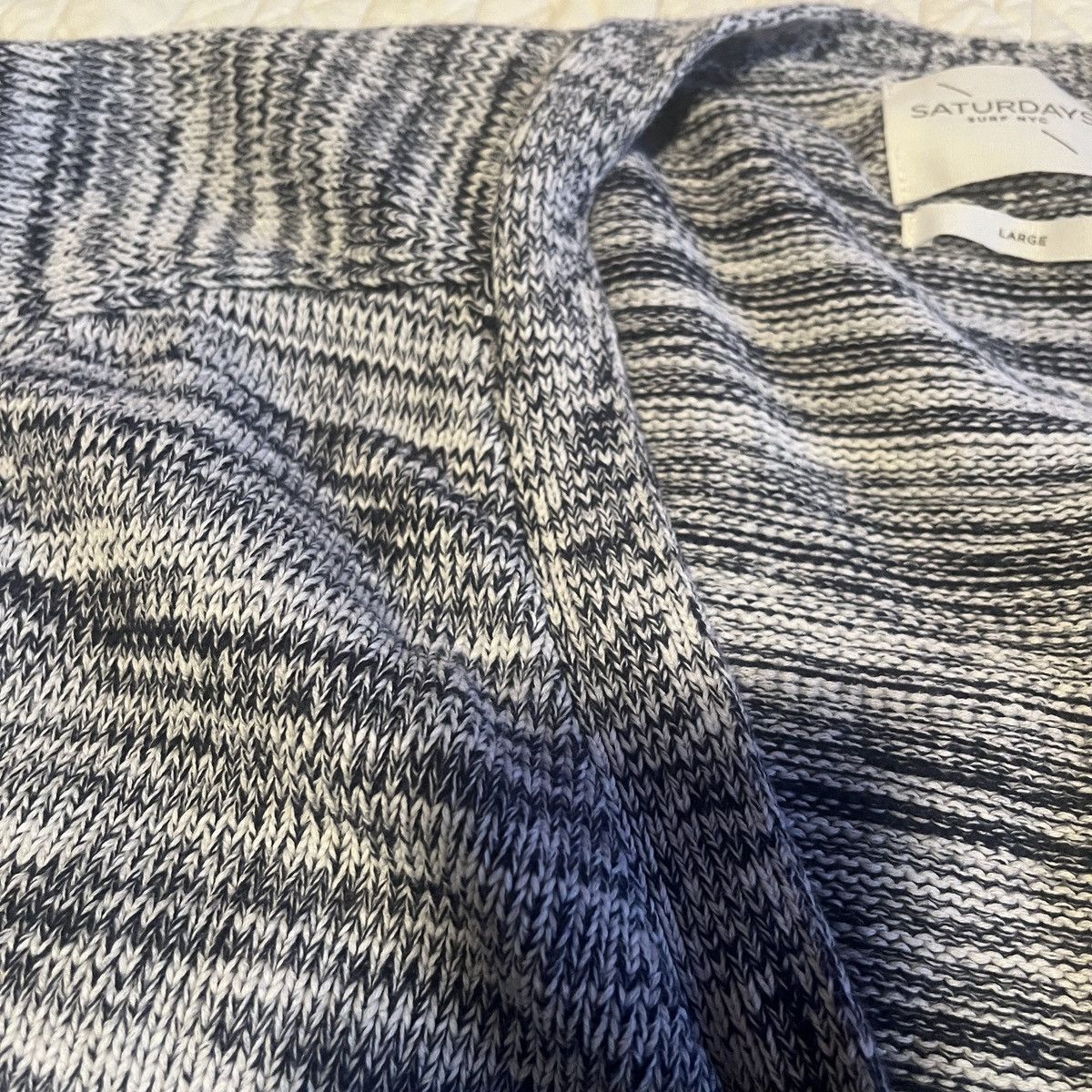 Saturdays NYC 🌋 Vintage Ombre Knit Cardigan Size US L / EU 52-54 / 3 - 5 Thumbnail