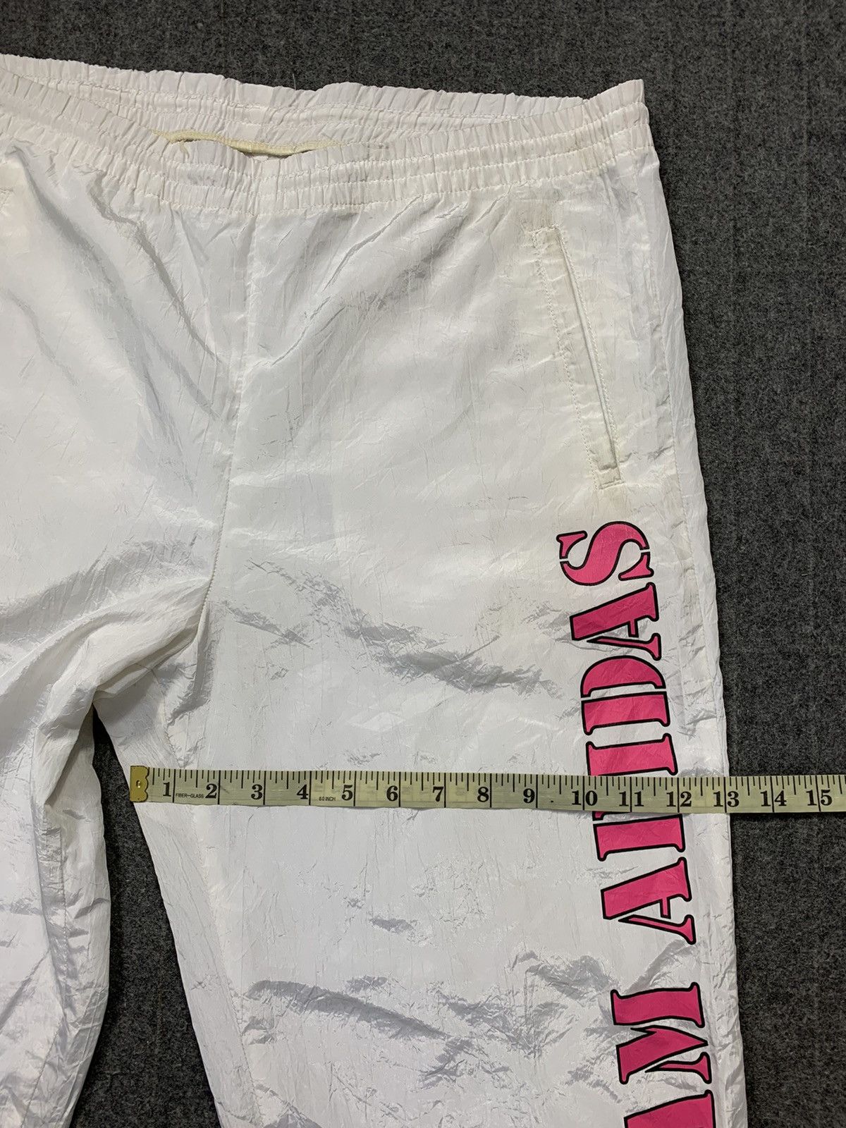 Adidas Hype 90s Adidas Spell Out Logo Pant Olympic Size US 35 - 11 Thumbnail