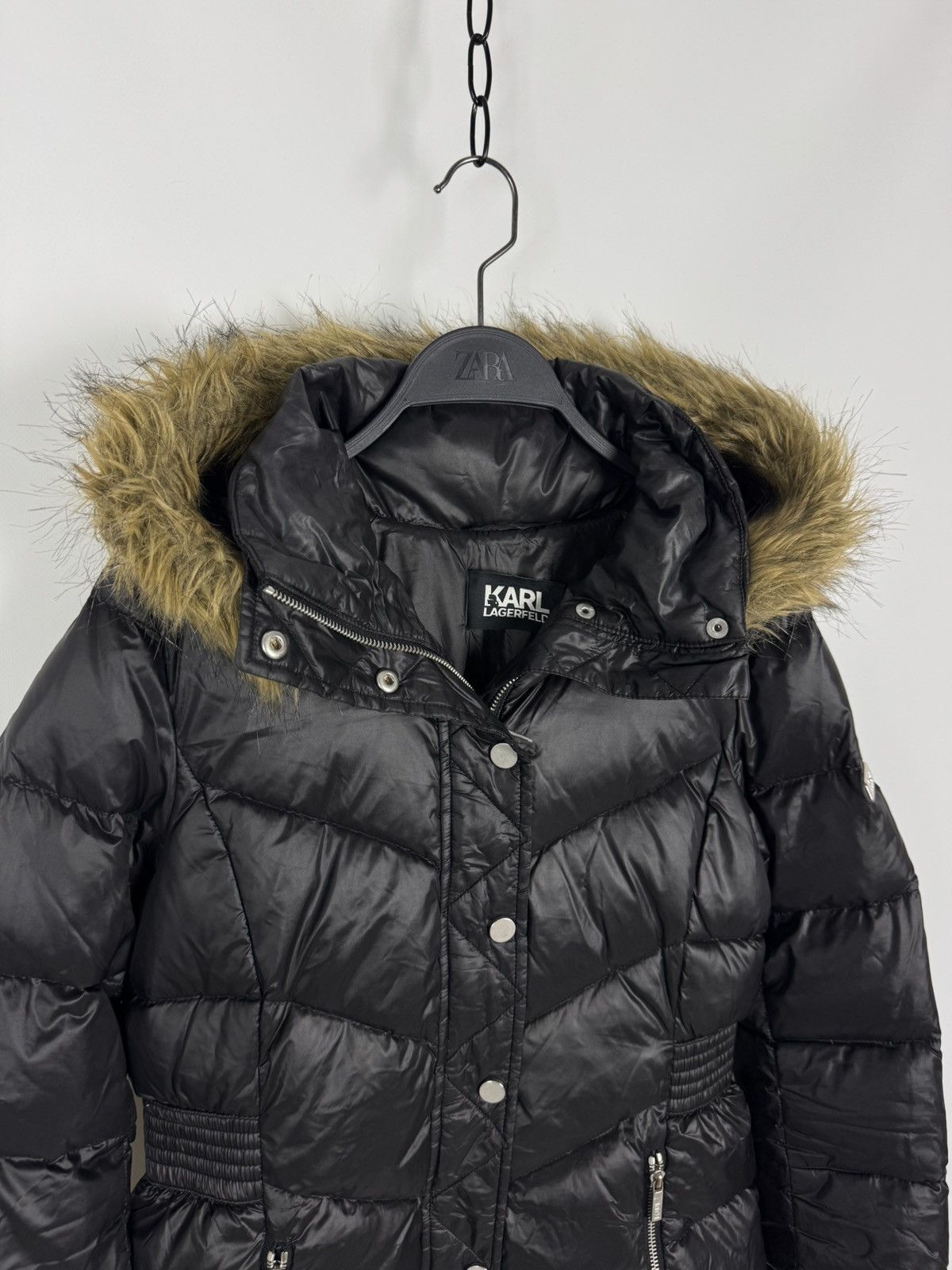 Karl Lagerfeld Karl Lagerfeld Down Puffer Women’s Jacket Size L / US 10 / IT 46 - 4 Thumbnail