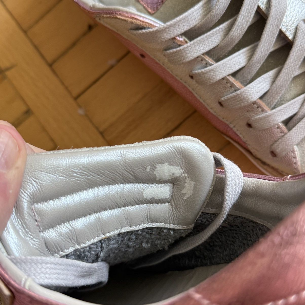 Philippe Model 📌 Philippe Model Pink Tennis Low Top Leather Sneakers 39 Size US 9 / IT 39 - 17 Thumbnail