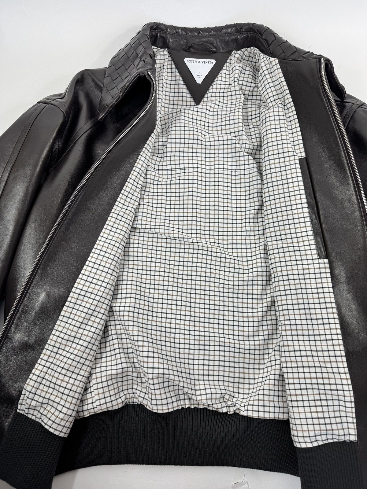 Bottega Veneta SOFT NAPPA BROWN BLOUSON Size US XXL / EU 58 / 5 - 3 Thumbnail