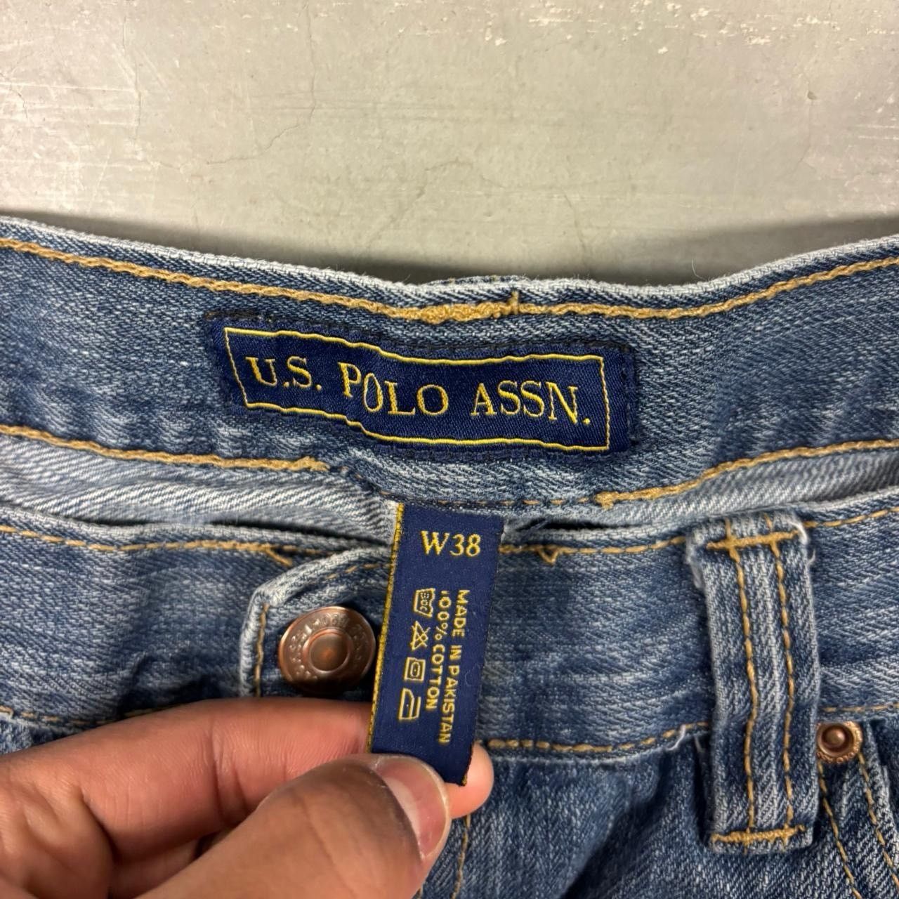 Vintage vintage faded carpenter jean shorts Size US 38 / EU 54 - 4 Thumbnail