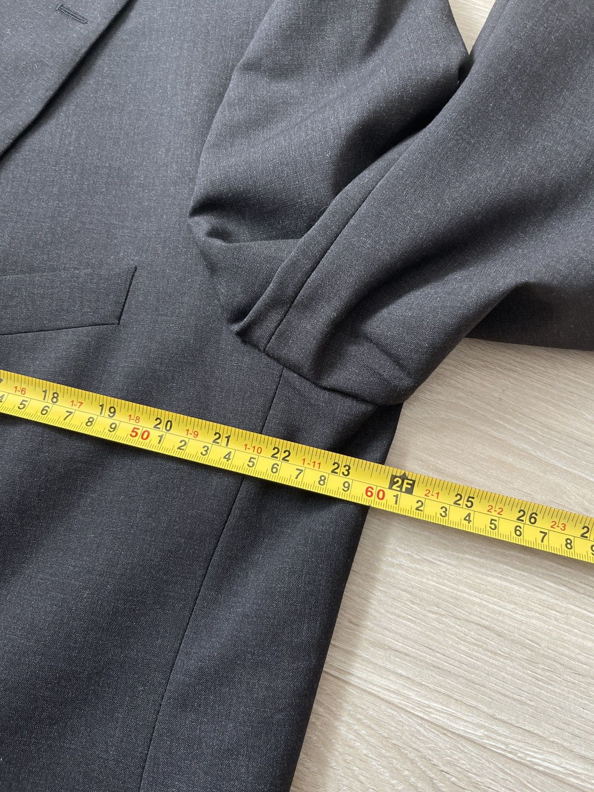 Hugo Boss Vintage hugo boss wool gray blazer classic jacket 46L Size 46L - 15 Thumbnail