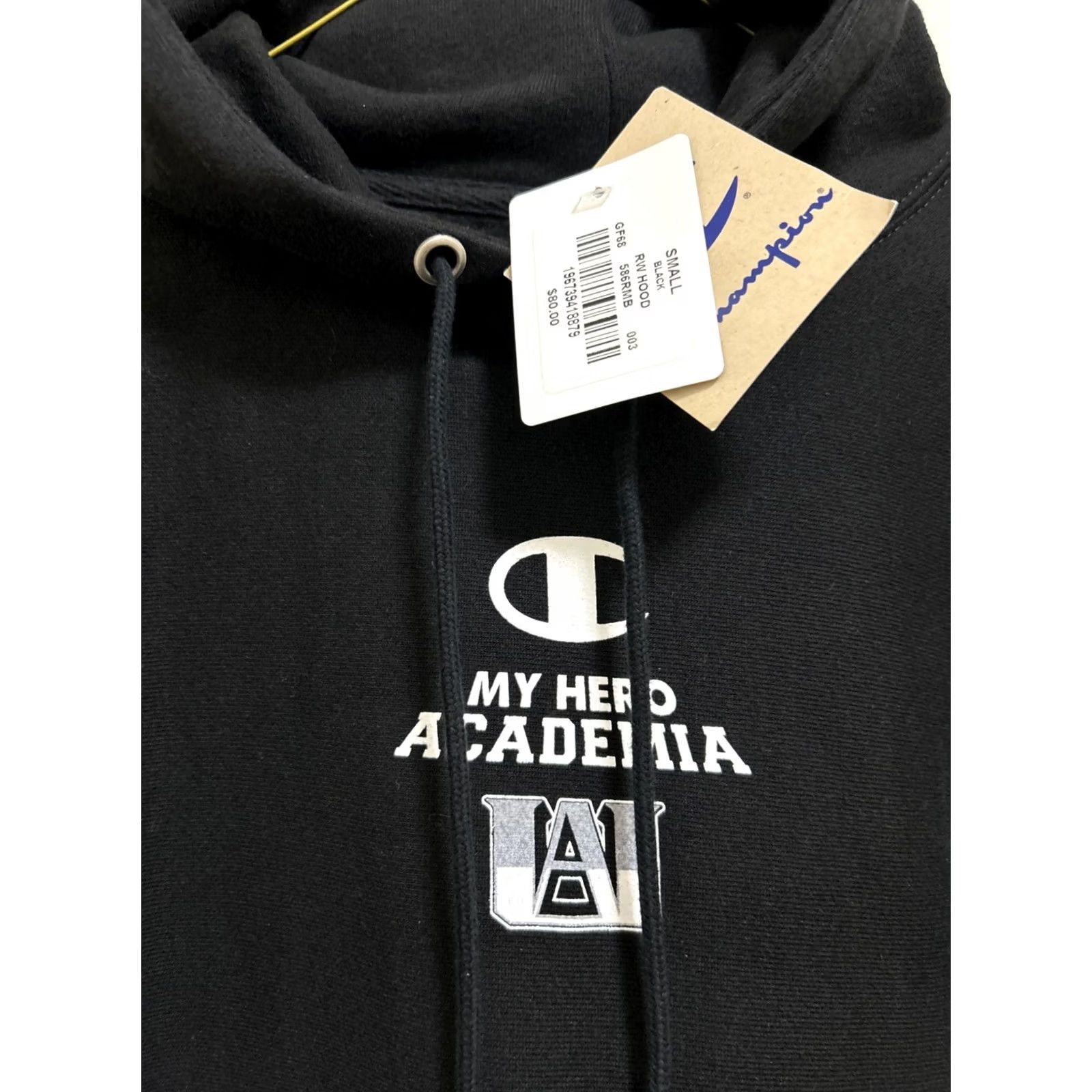 Champion Champion My Hero Academia Bait Hoodie Men S Black Reversible Weave Pullover Small XS? Size US S / EU 44-46 / 1 - 4 Thumbnail