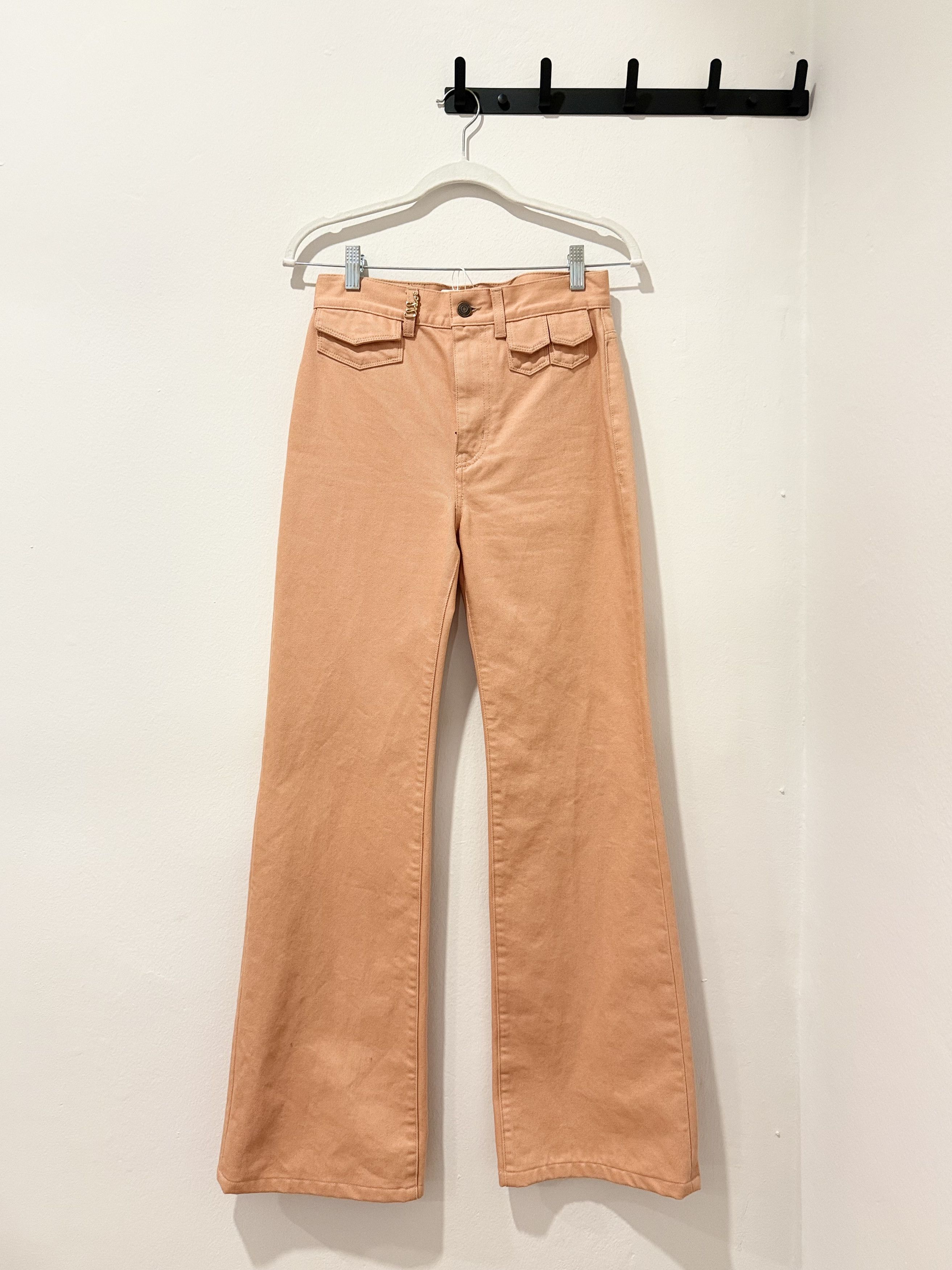 Chloe CHLOÉ Embellished high-rise straight-leg jeans Size 25" / US 0 / IT 36 - 2 Thumbnail