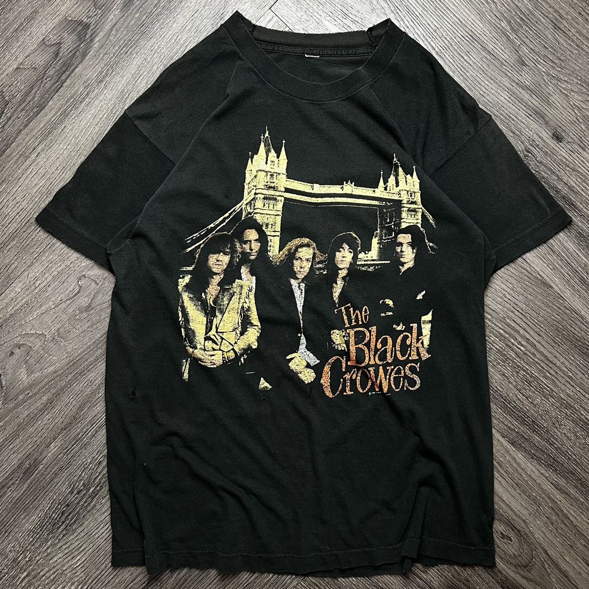 Band Tees × Vintage Vintage 90’s The Black Crowes T-Shirt Size US L / EU 52-54 / 3 - 1 Thumbnail