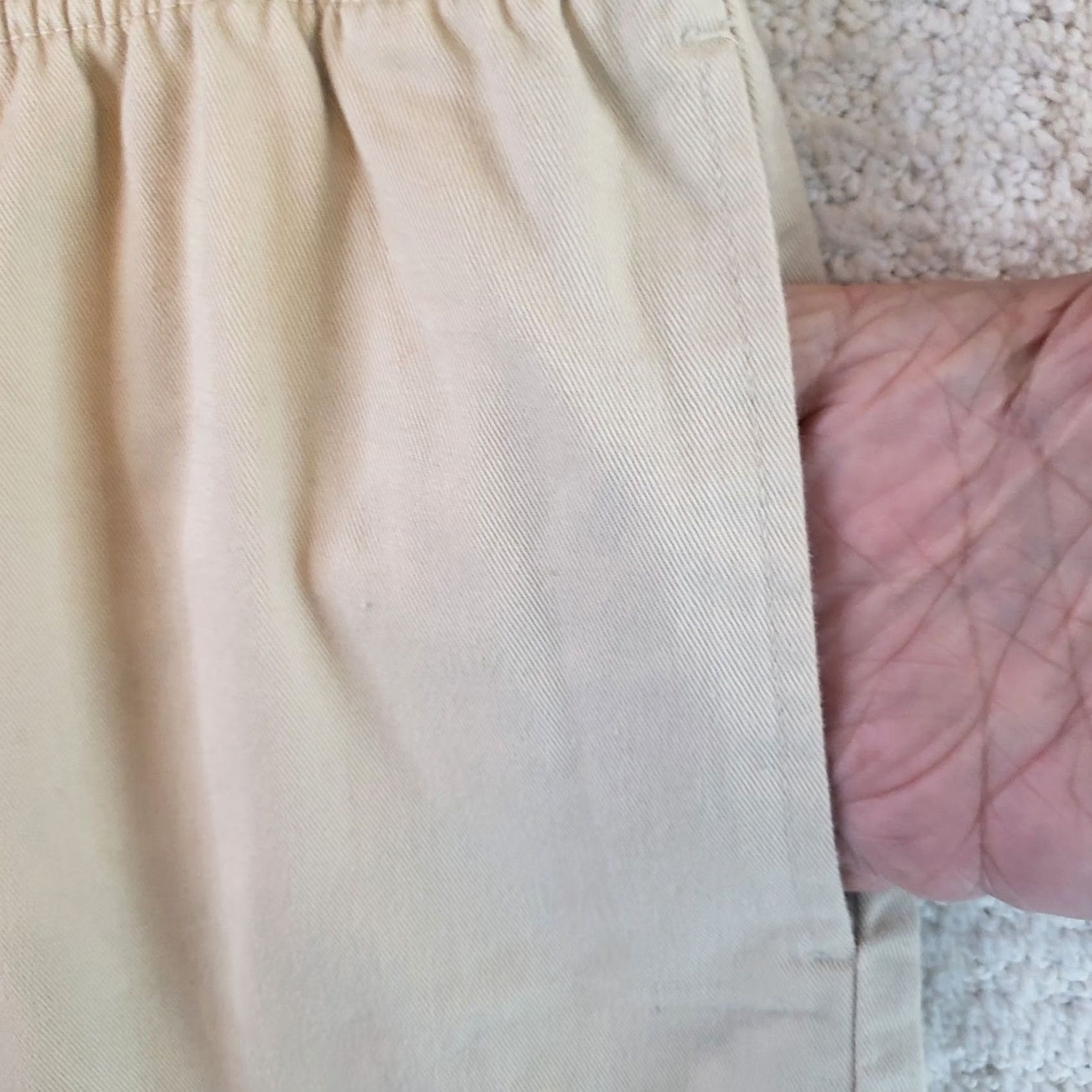 Chubbies Chubbies Easy Shorts Mens 2XL Khaki Elastic Waist Drawstring Bermuda Chino Shorts Casual Travel Size US 39 - 5 Thumbnail