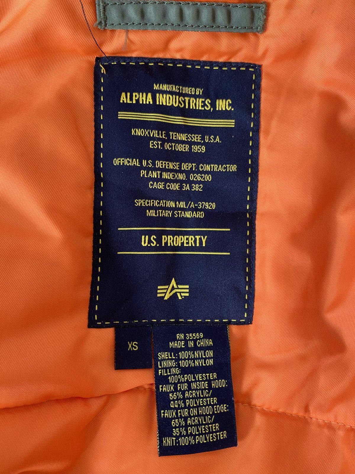 Alpha Industries 2000’s Alpha Industries N3-B Hooded Parka Size US XS / EU 42 / 0 - 14 Thumbnail