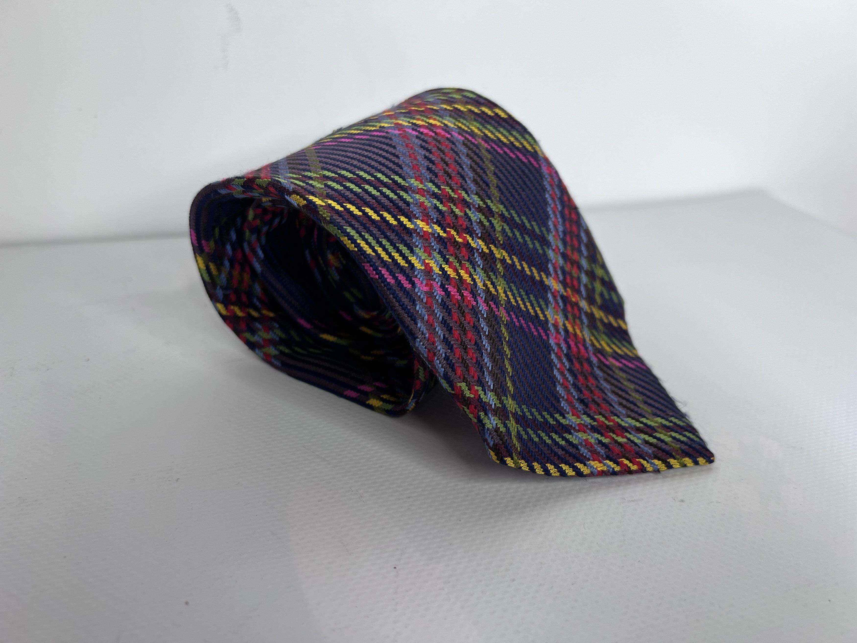 Etro ETRO SILK NECK TIE ITALY LUXURY MULTICOLOR STRIPE Size ONE SIZE - 1 Thumbnail