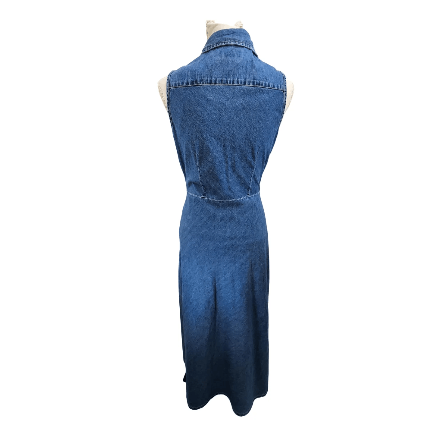 Guess Guess. Y2K Sleeveless Maxi Denim Dress. Size: Medium Size M / US 6-8 / IT 42-44 - 4 Thumbnail