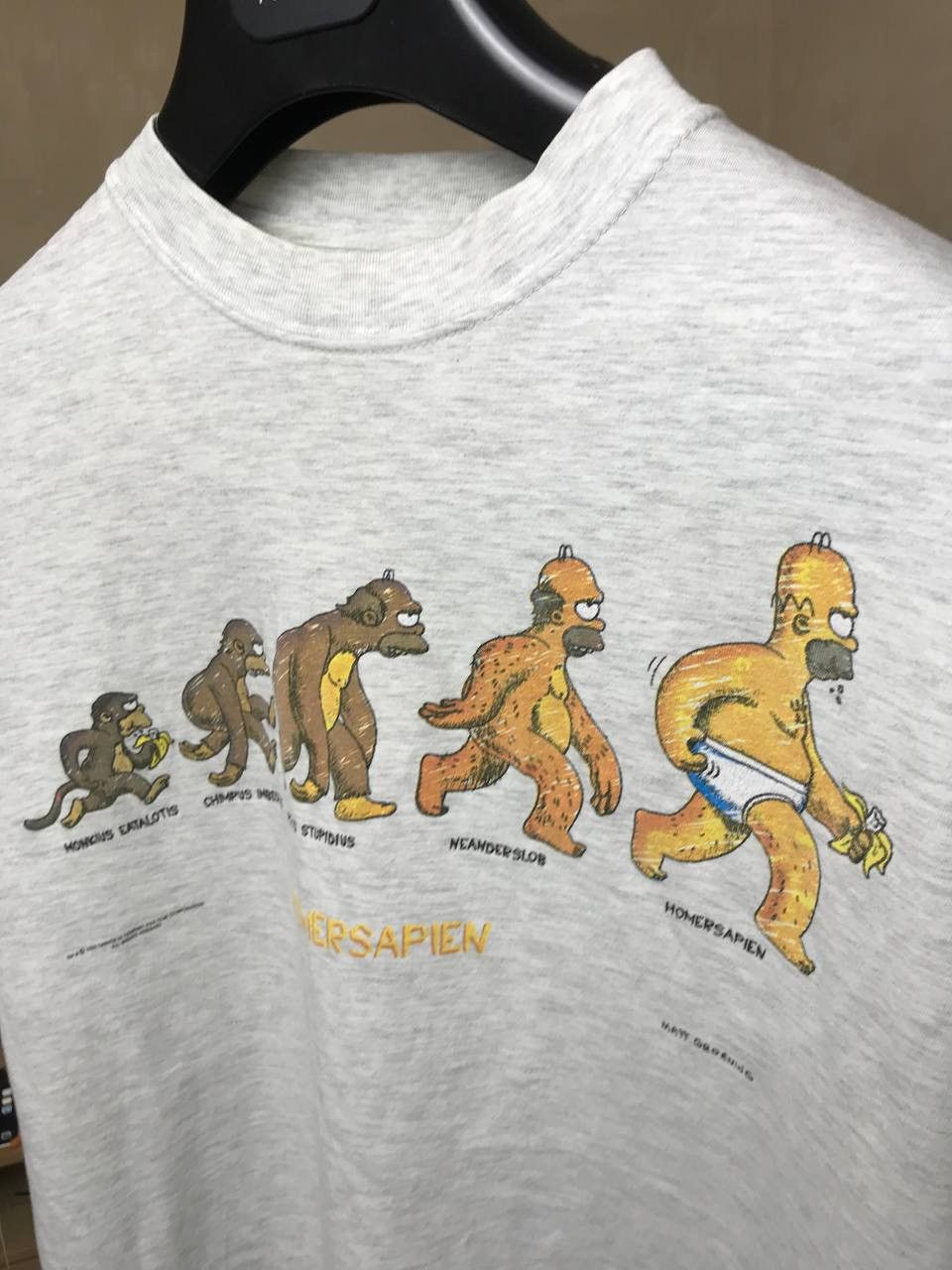 Cartoon Network 🔥 1996 The Simpsons Homer Homersapien T Shirt Cartoon Movie Size US L / EU 52-54 / 3 - 2 Thumbnail