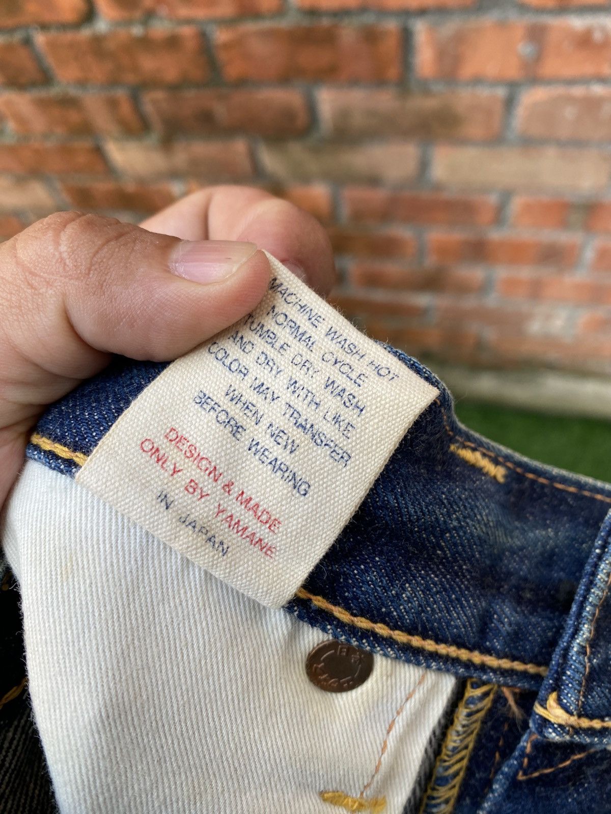 Vintage W29x30 evisu redline made in JAPAN Size US 29 - 9 Thumbnail