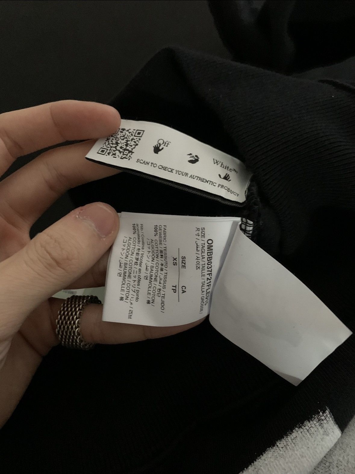 Off-White Off White Acrylic Arrow Hoodie Size US XS / EU 42 / 0 - 7 Thumbnail