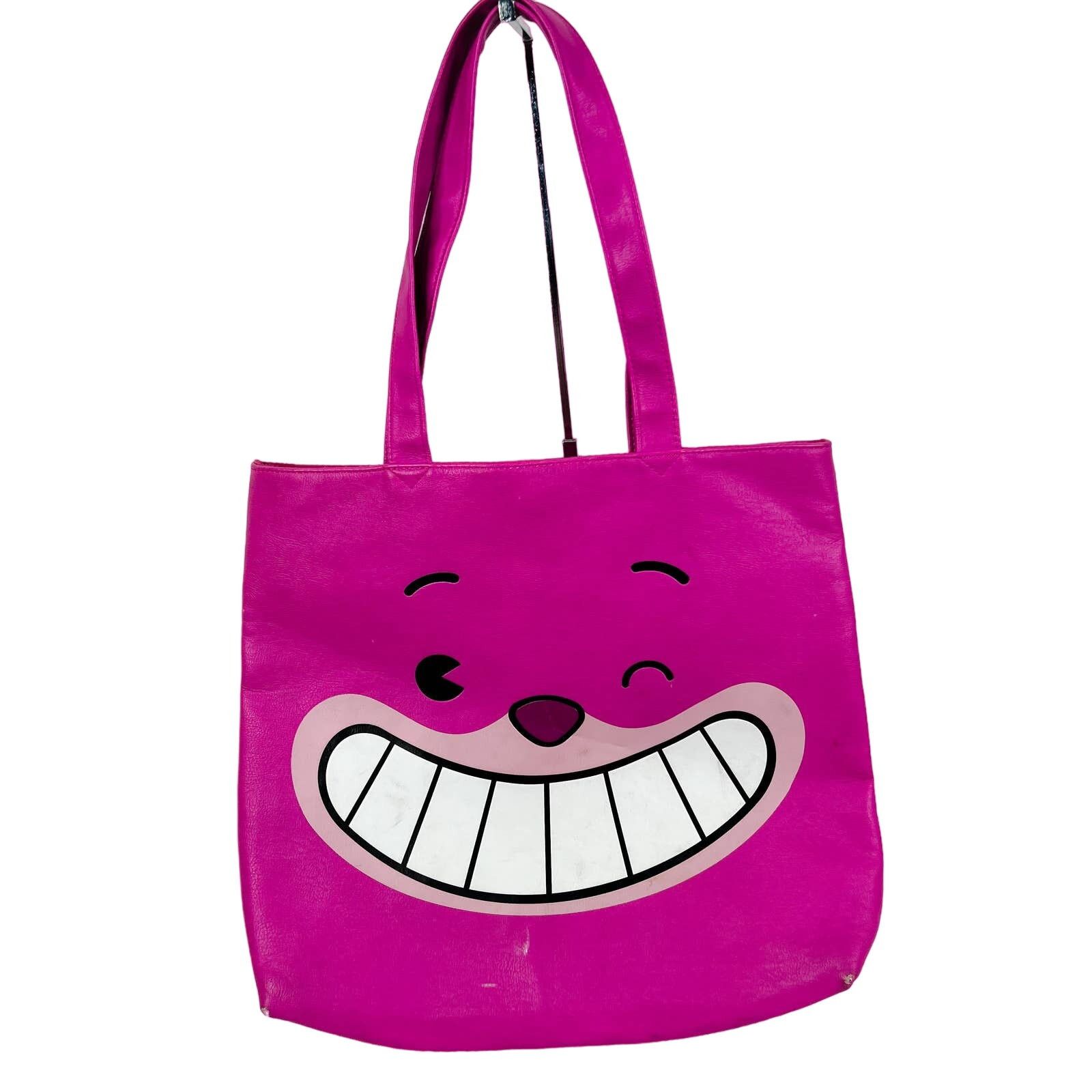 Disney Store Cheshire Cat Alice In Wonderland Pink Tote Bag, Women's