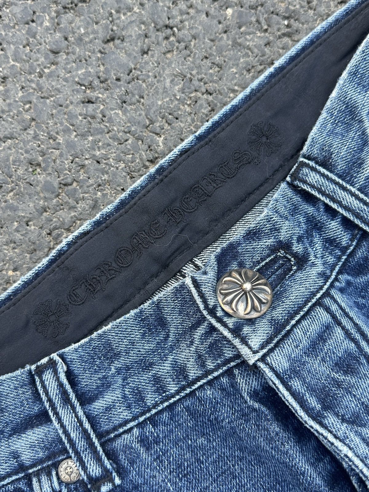 Chrome Hearts Chrome Hearts Blue Patch Jeans Size US 34 / EU 50 - 8 Thumbnail