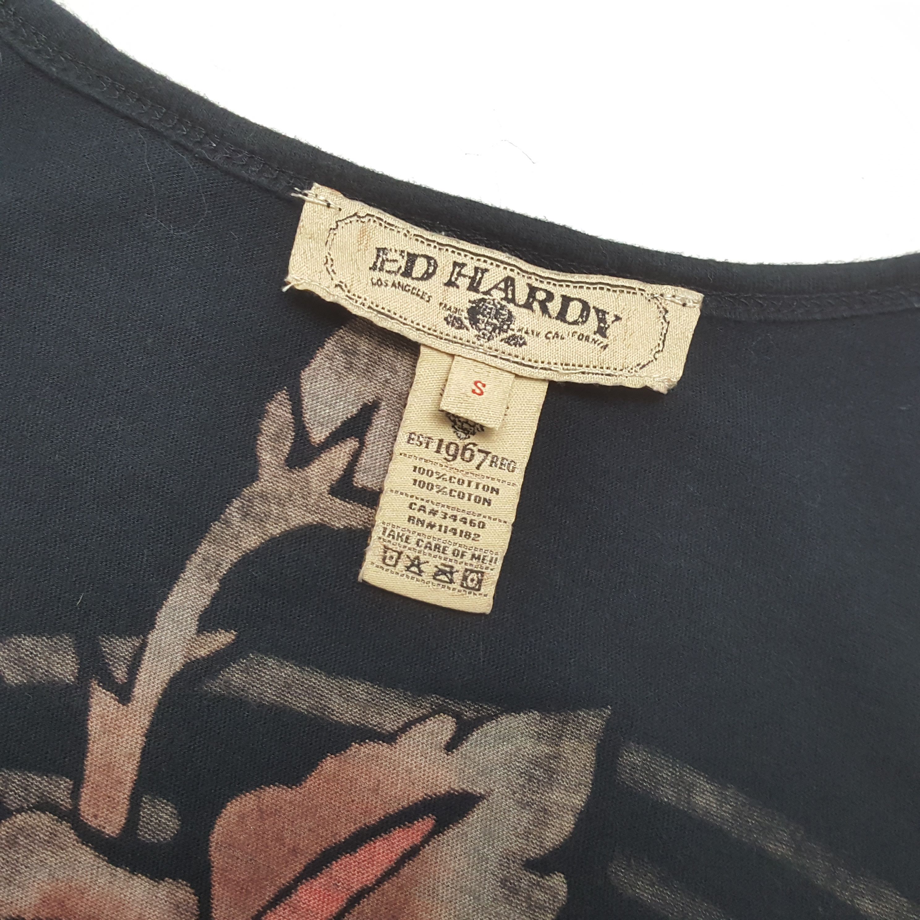 Christian Audigier × Ed Hardy × Vintage Vintage ED-HARDY by CHRISTIAN AUDIGIER Designer Tank Top Size US XS / EU 42 / 0 - 8 Thumbnail