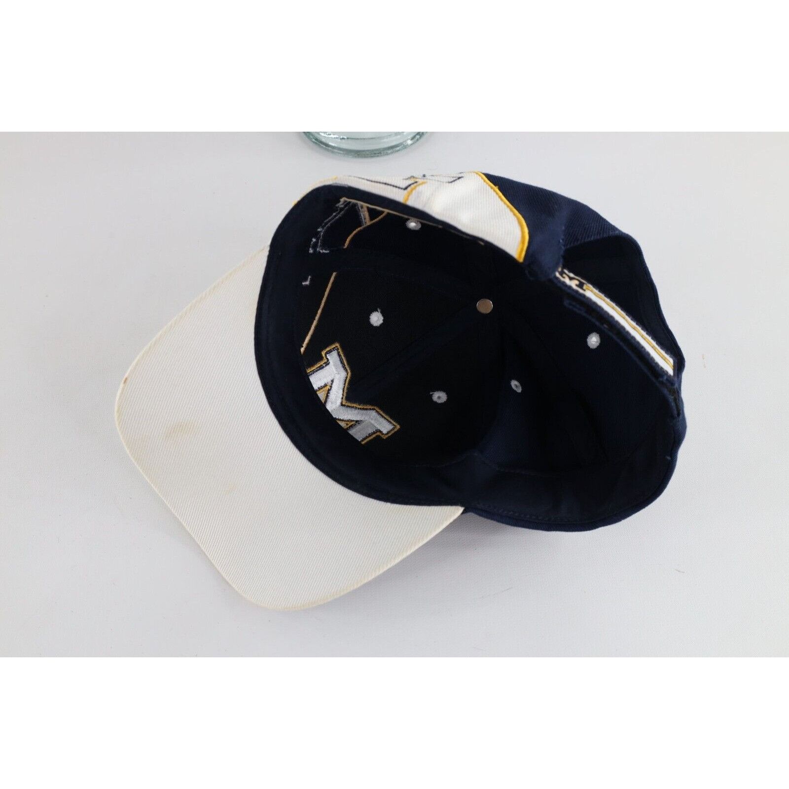 Vintage Vintage 90s Distressed Spell Out University of Michigan Hat Size ONE SIZE - 9 Thumbnail