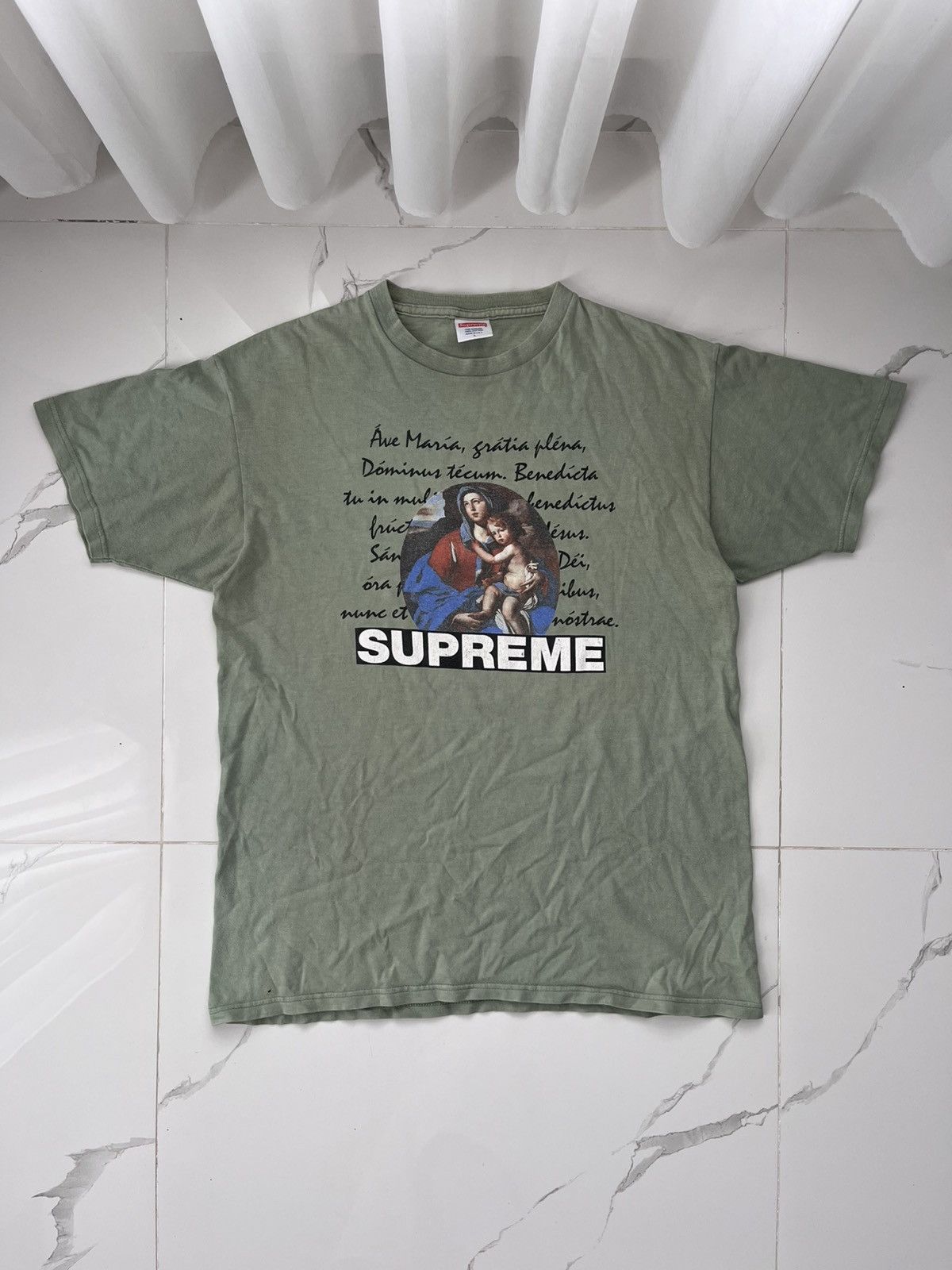 Supreme 2012 SUPREME AVE MARIA RARE TEE BIG CENTRAL LOGO Y2K VINTAGE Size US L / EU 52-54 / 3 - 1 Thumbnail