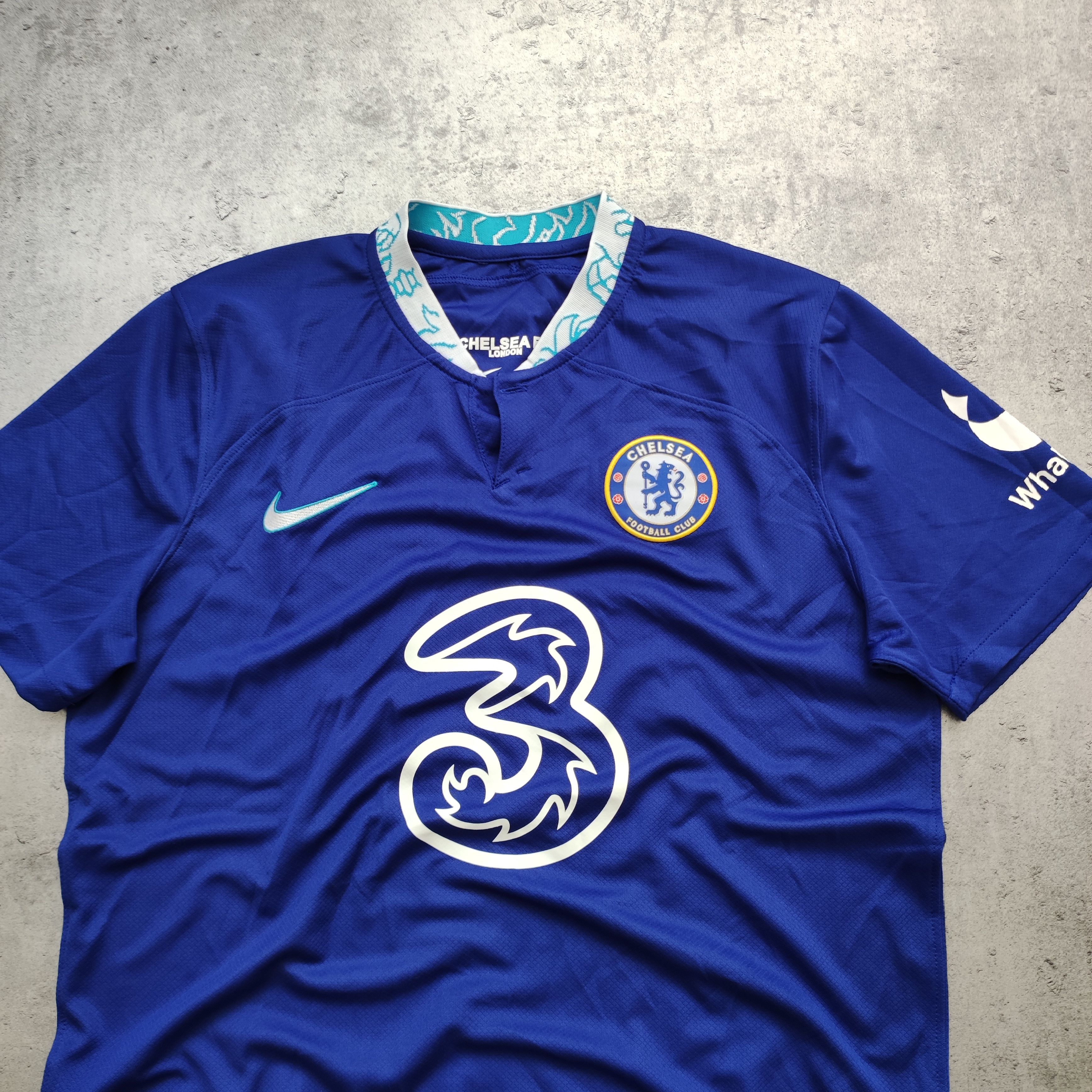 Chelsea Soccer × Nike RARE Nike x Chelsea London 2022 Home Football Jersey Size US L / EU 52-54 / 3 - 3 Thumbnail
