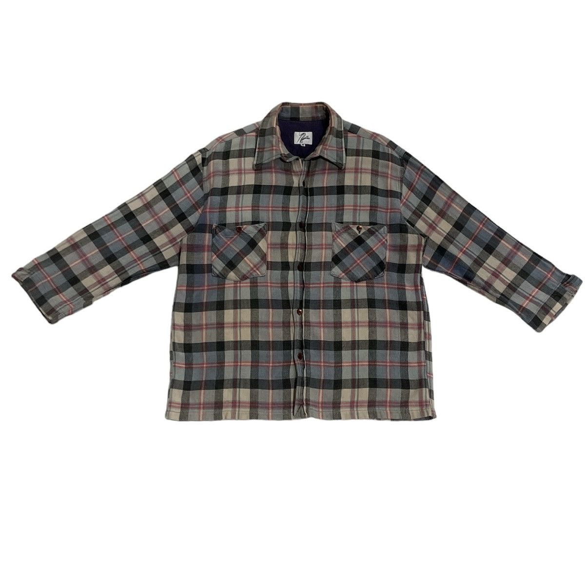image of Needles 3 Quarter Sleeves in Grey, Men's (Size Medium)