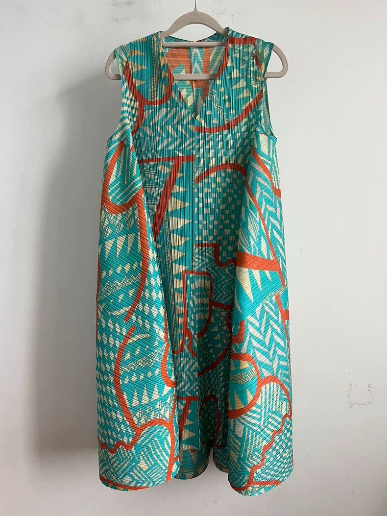 Issey Miyake Issey Miyake Green-toothed vest Size L / US 10 / IT 46 - 1 Thumbnail