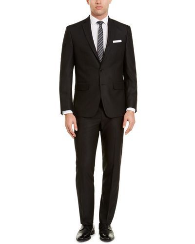 Strellson Strellson Premium Stretch Wool Slim Fit Men's Suit Size 38L - 1 Thumbnail