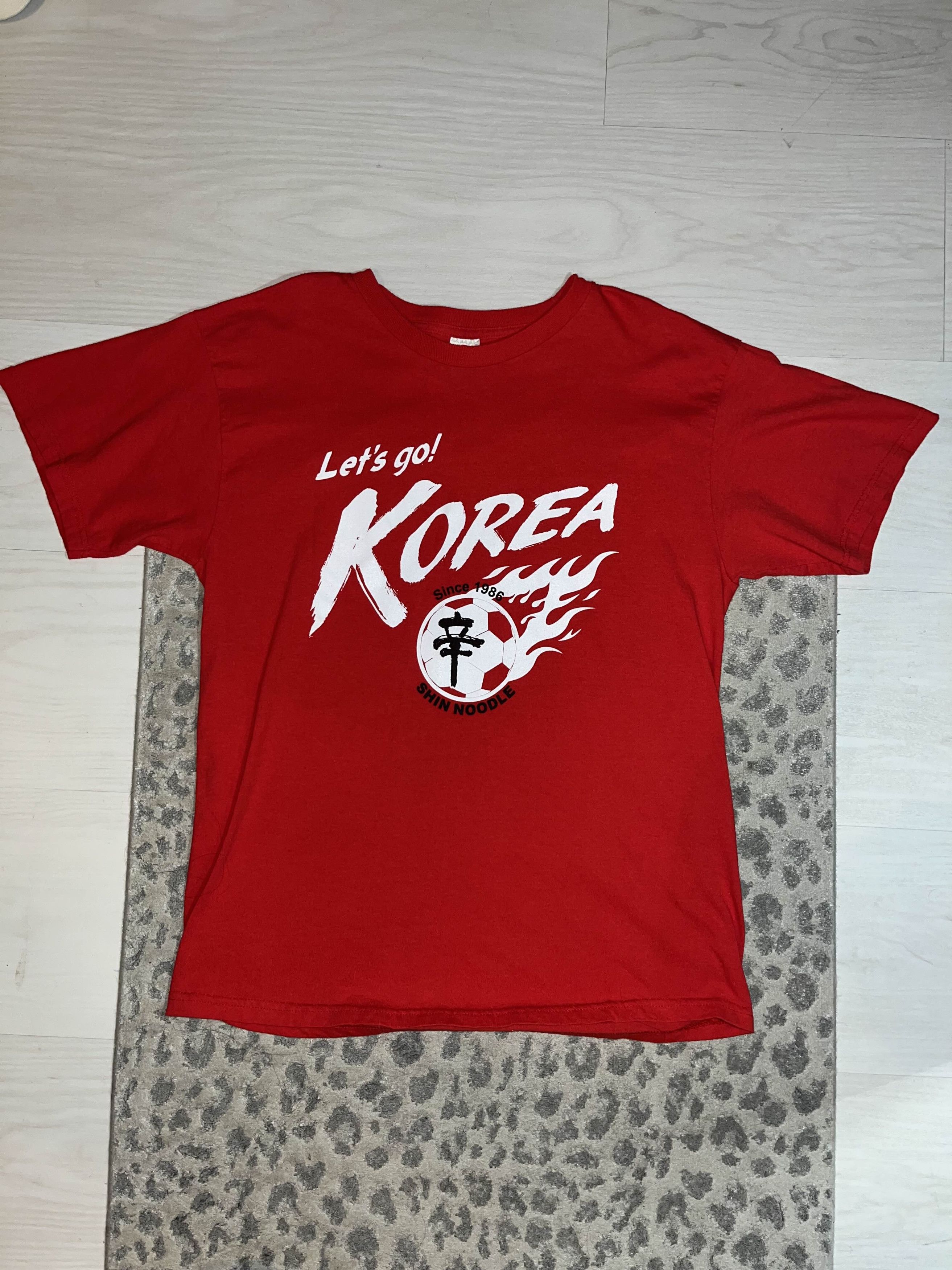 Vintage Vintage Y2K Korea Soccer Shin Noodle Promo Shirt Size US L / EU 52-54 / 3 - 2 Thumbnail