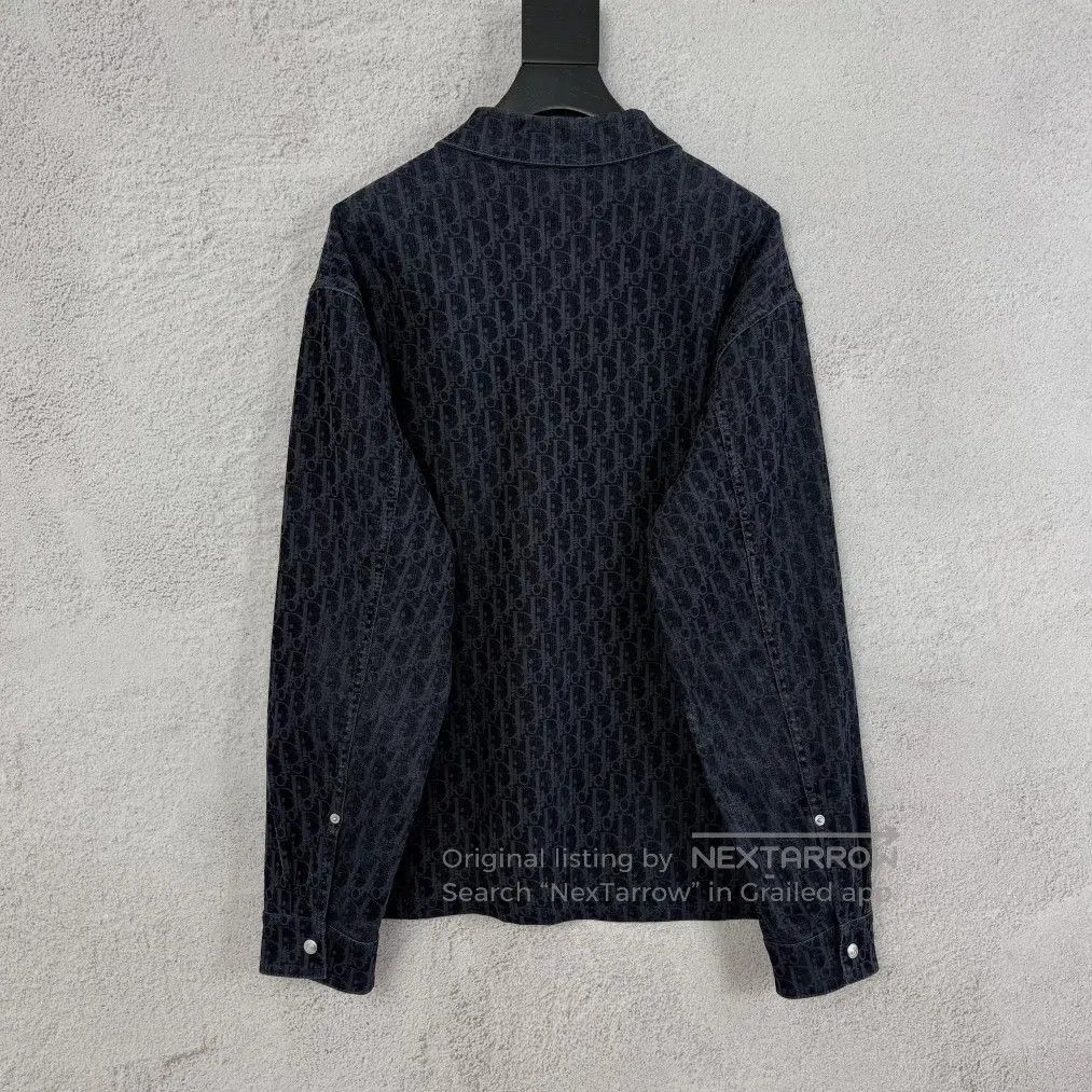 Dior Dior Aged-style full-print fleece shirt jacket Size US M / EU 48-50 / 2 - 2 Thumbnail