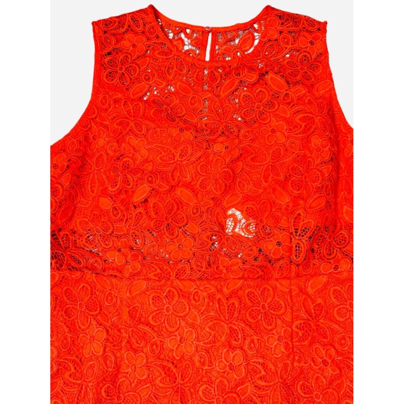 Hutch NWT New $238 Hutch Floral Lace Sheer Mini Dress Size 16W Size XXL / US 16-18 / IT 52-54 - 9 Thumbnail