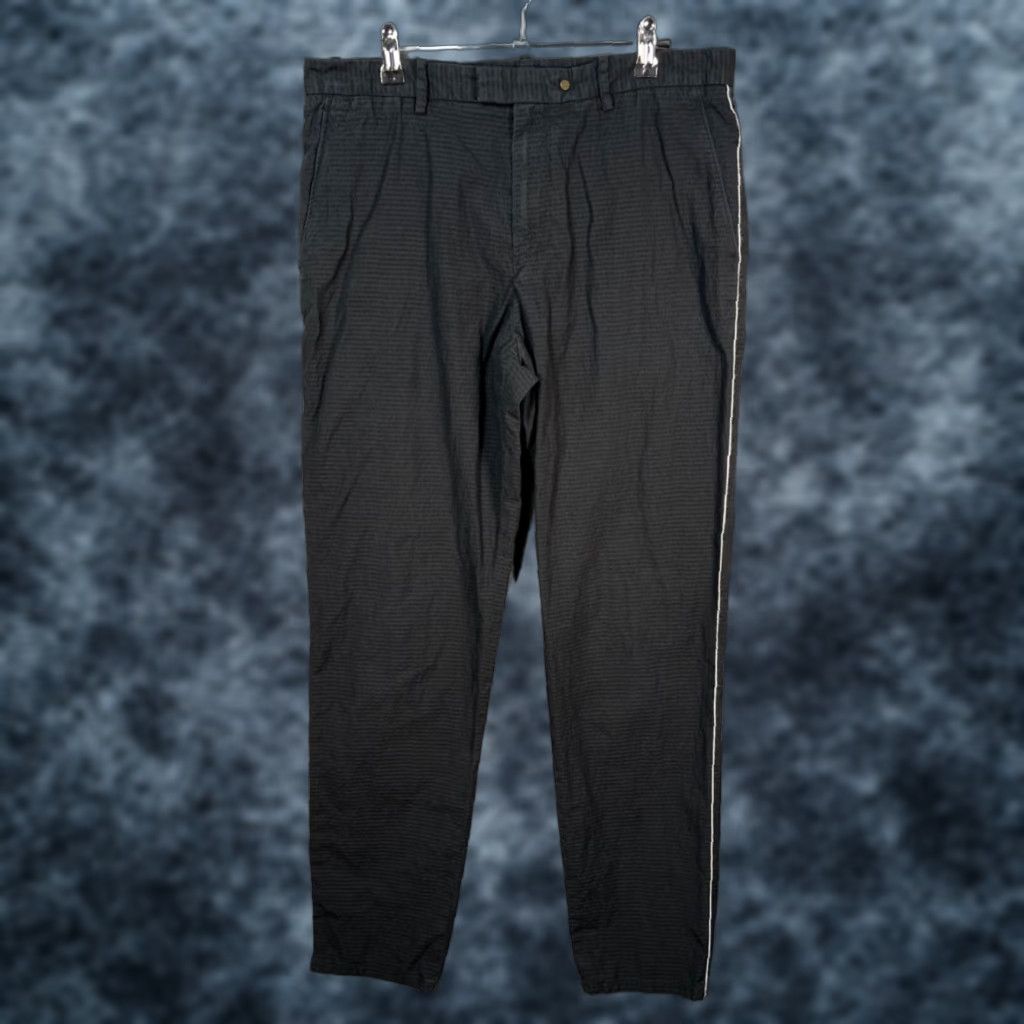 Rag & Bone rag & bone Slim-Fit Pants Men 32 Black Cotton Blend Pinstripe Design Chino Straight Fit 2 Size US 32 / EU 48 - 1 Thumbnail