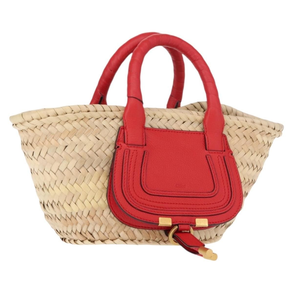 Chloe Chloe Marcie Basket Bag Raffia Size ONE SIZE - 1 Thumbnail