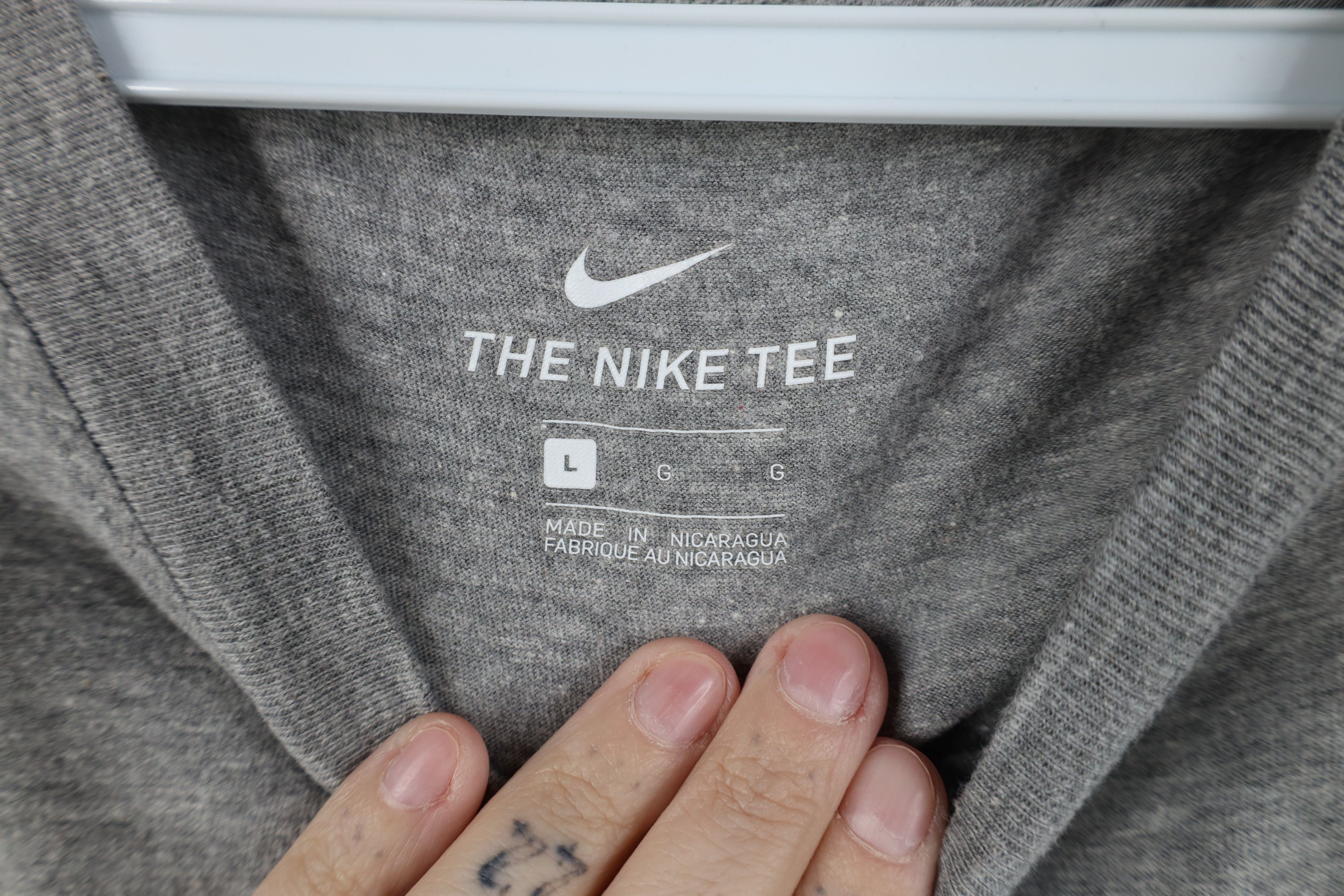 Nike Nike Center Swoosh Ohio University T-Shirt Heather Gray Size US L / EU 52-54 / 3 - 7 Thumbnail