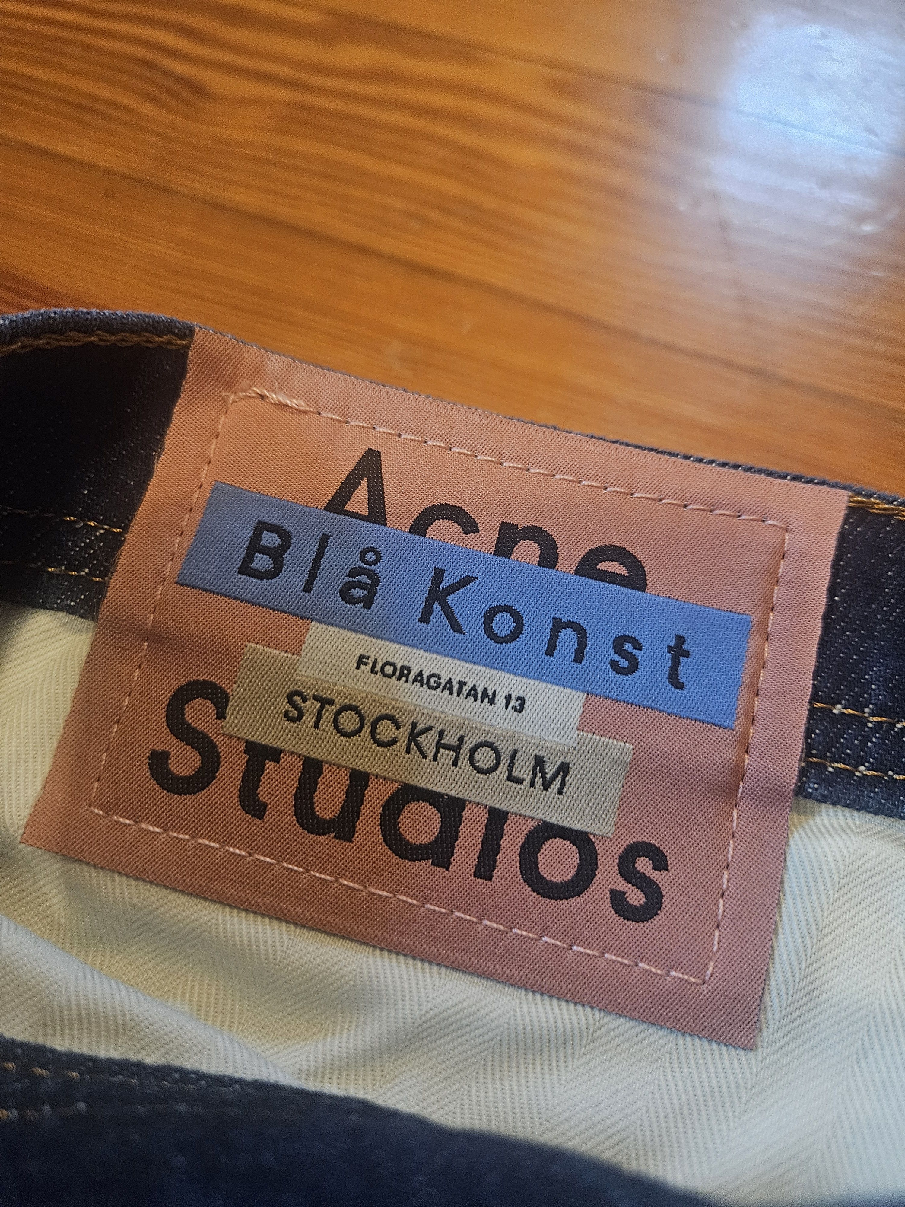 Blå Konst River Dark Blue Denim Jeans, Men's (Size 33) — image 5 of 6