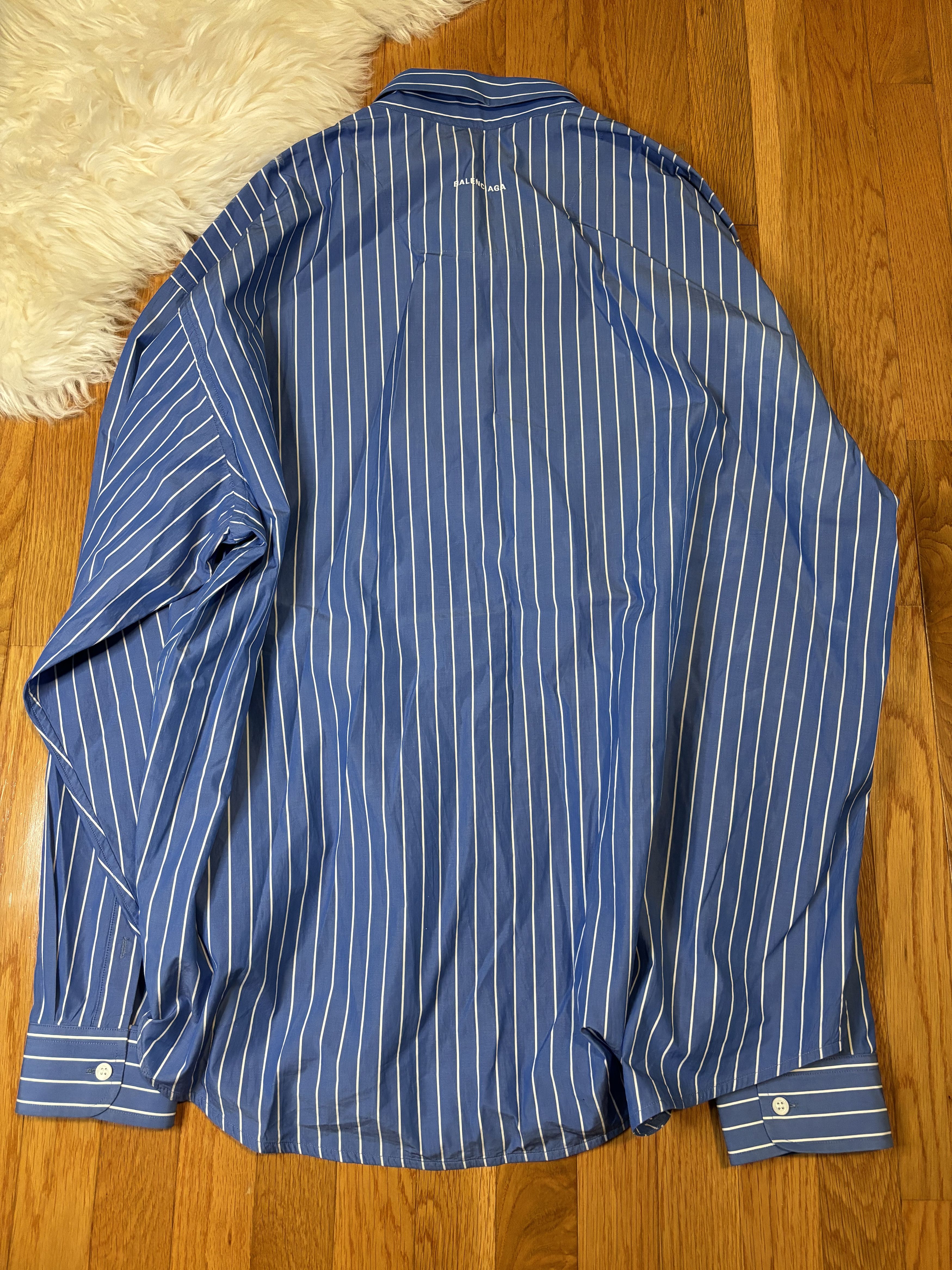 Balenciaga FW18 HOTLINE BUTTON UP SHIRT Size US XS / EU 42 / 0 - 3 Thumbnail
