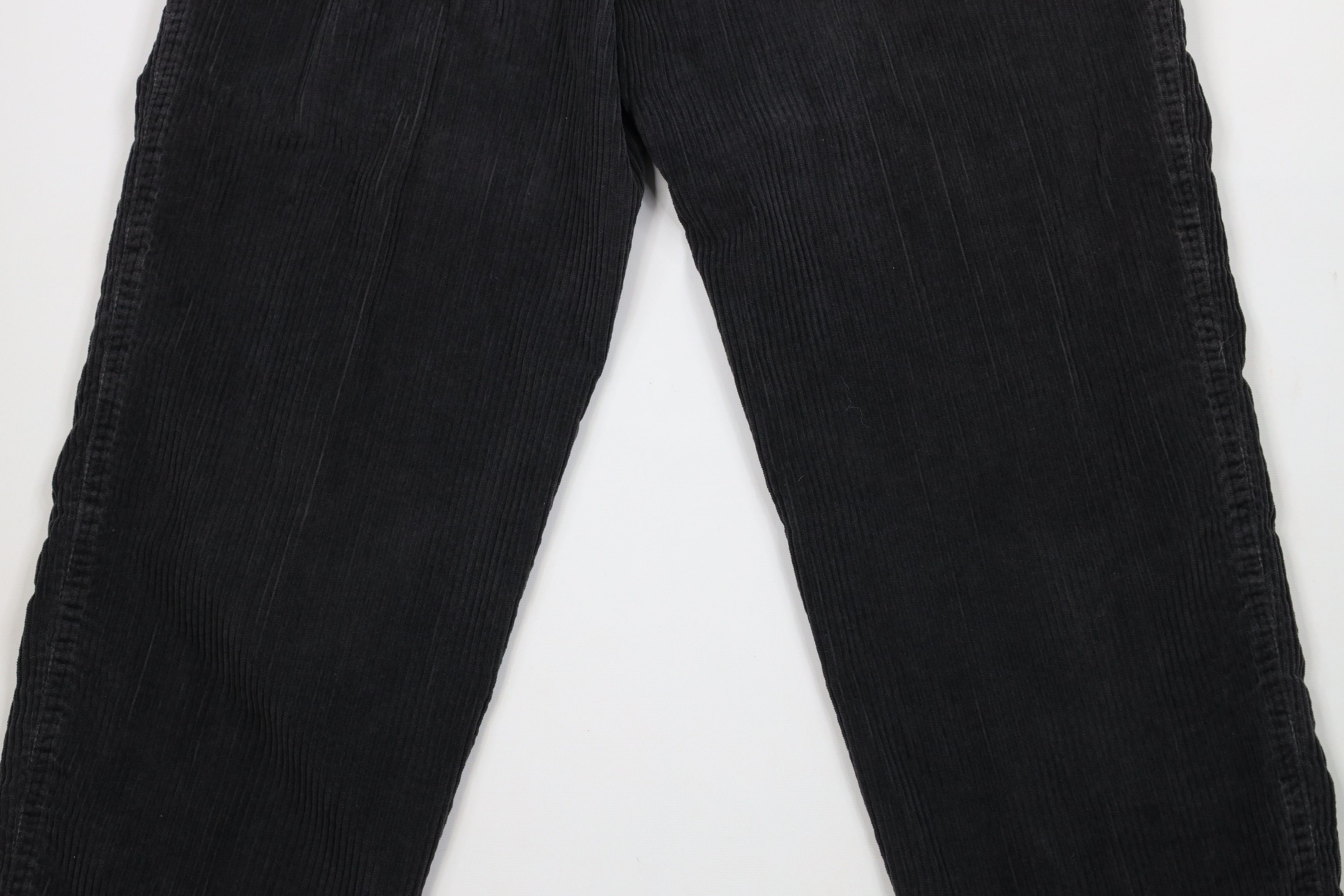 Vintage Vintage 90s Streetwear Cuffed Corduroy Chino Pants Gray Size US 36 / EU 52 - 11 Thumbnail