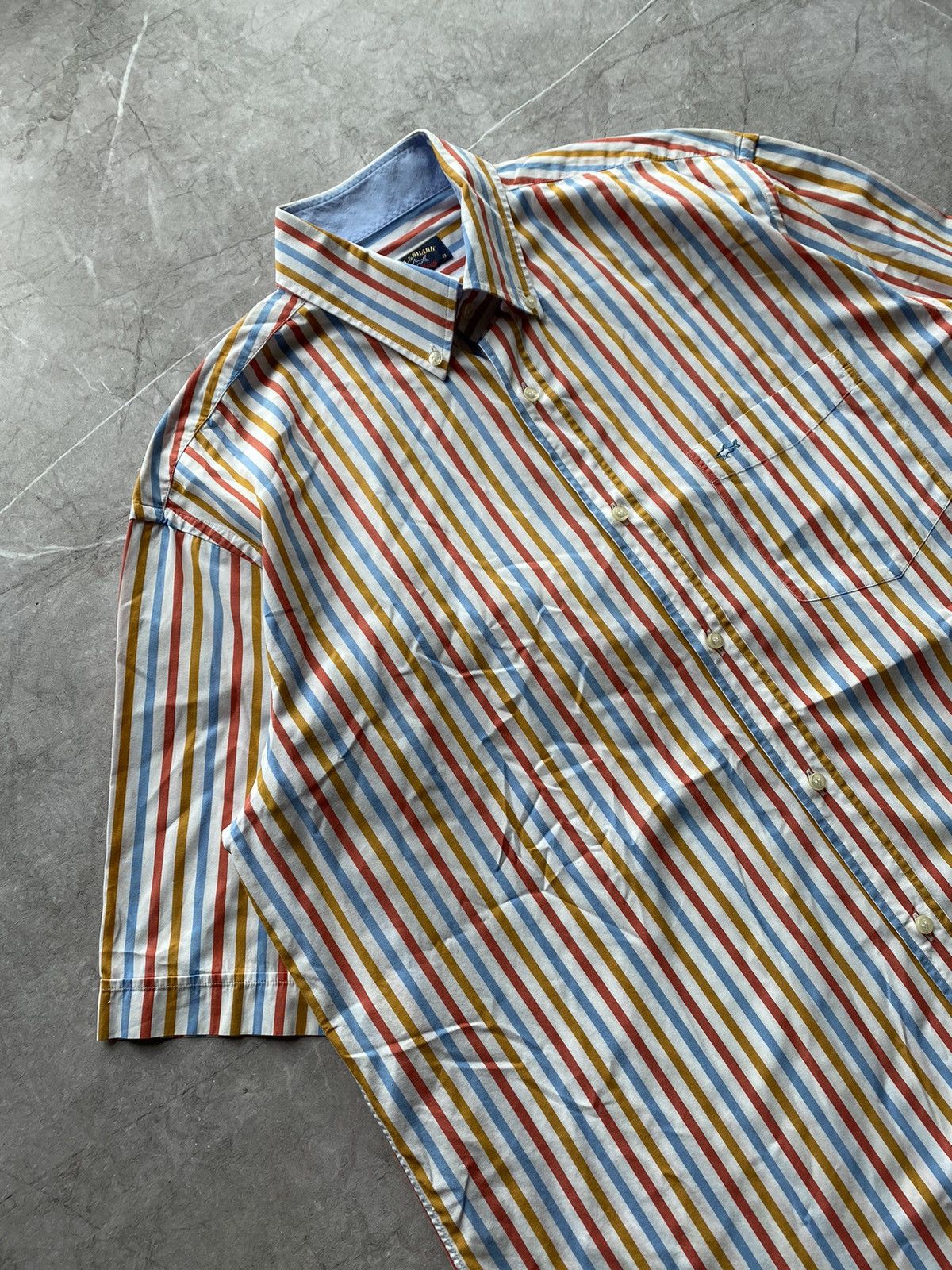 Paul & Shark Paul & Shark Vintage Yachting Royal Club Shirt Button Up Size US XL / EU 56 / 4 - 3 Thumbnail