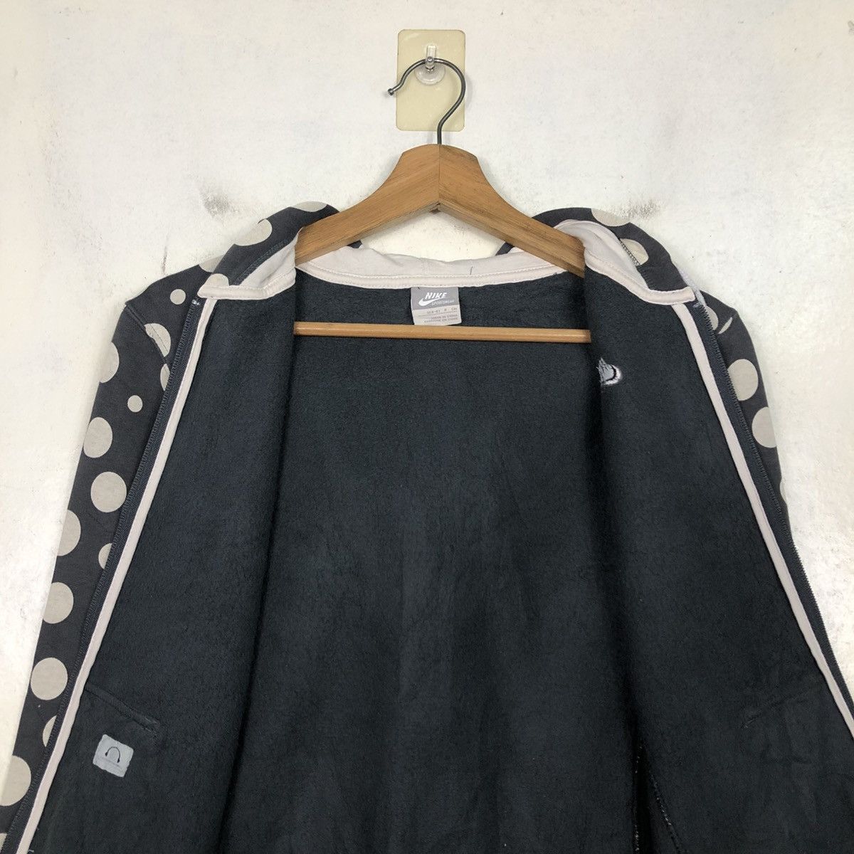 Nike 📌Nike Sportswear Zipper Hoodie Polkadot Design Full Print Size US S / EU 44-46 / 1 - 16 Thumbnail