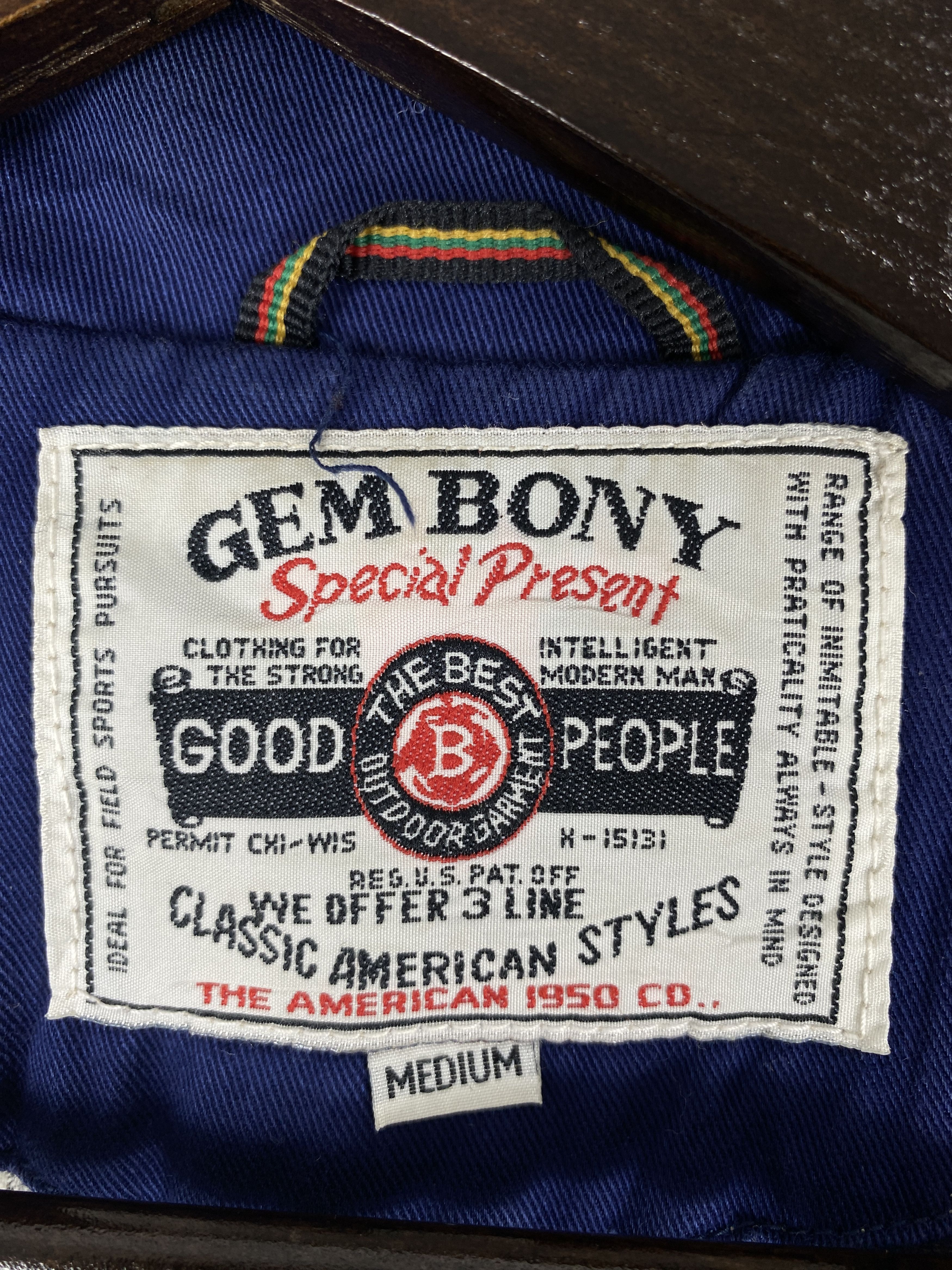 Japanese Brand Vintage Gembony Rugged Utility Flannel Lining Jacket J2183 Size US M / EU 48-50 / 2 - 10 Thumbnail