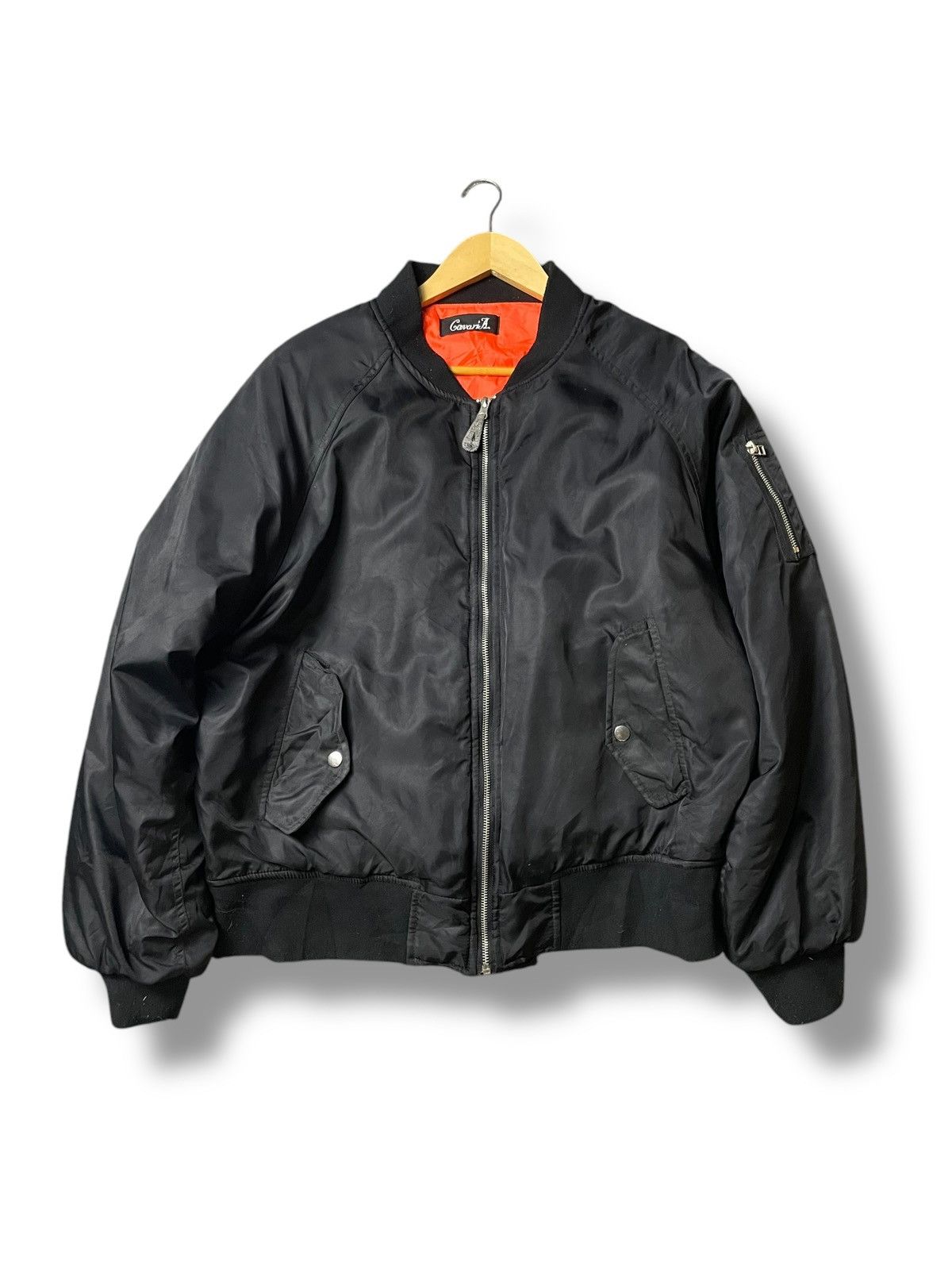 Japanese Brand × Vintage CAVARI A. Brand Bomber Jacket (105) Size US L / EU 52-54 / 3 - 1 Thumbnail
