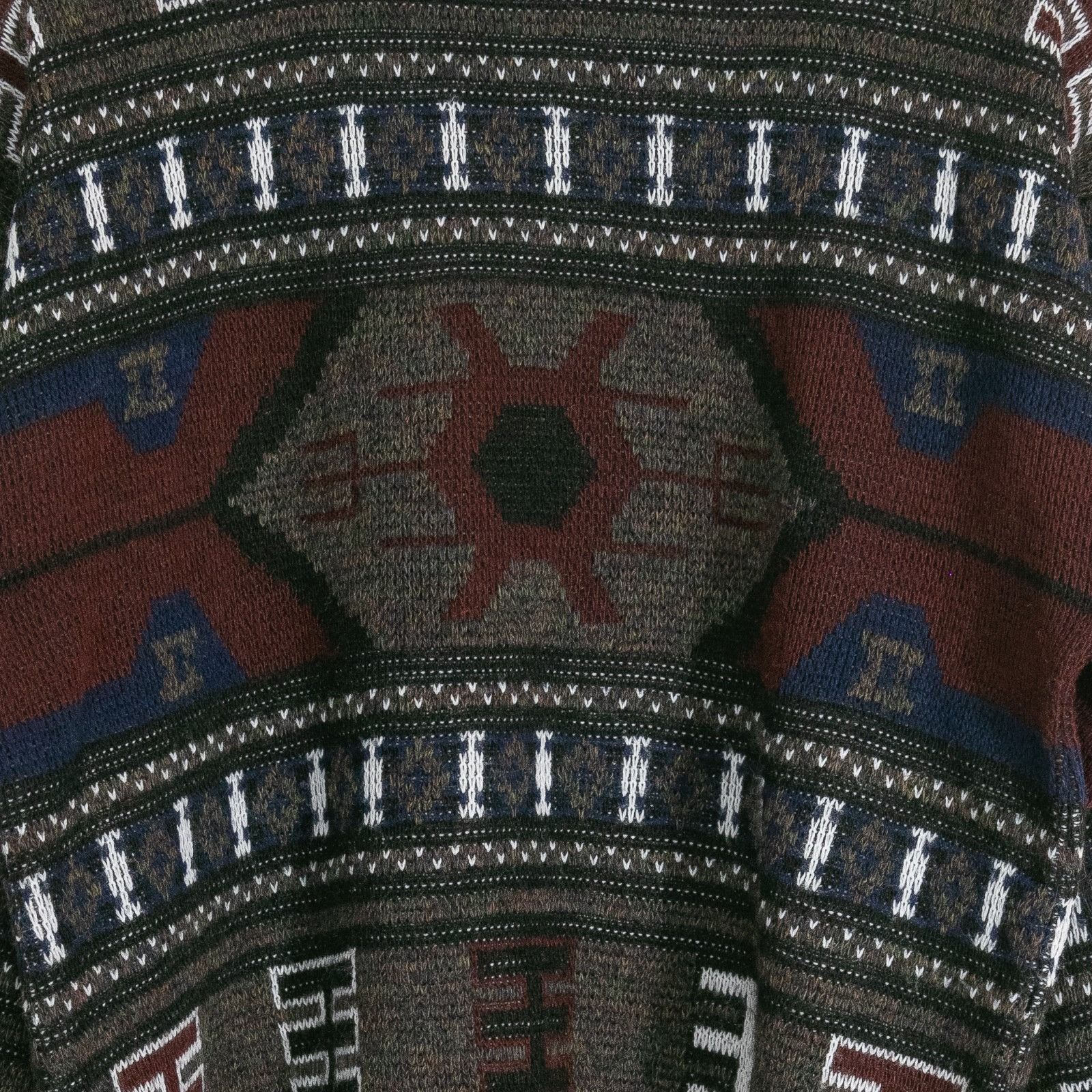 Vintage Vintage Sears Roebucks Aztec Western Acrylic Sweater Medium Size US L / EU 52-54 / 3 - 3 Thumbnail