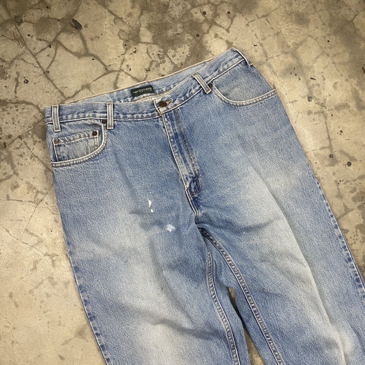 Dockers × Vintage y2k Dockers Loose Relaxed Denim Jeans Size US 36 / EU 52 - 2 Thumbnail
