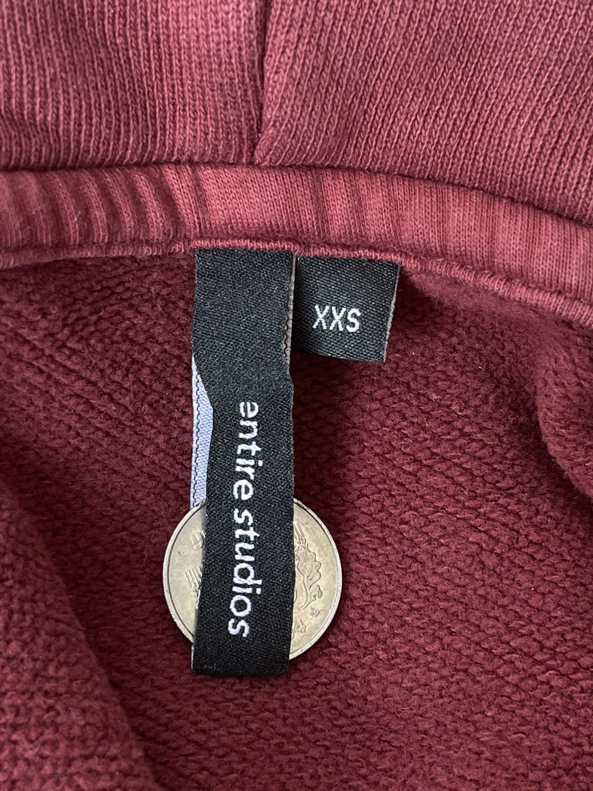 Entire Studios Cropped Oversized Boxy Washed Heavy Sweat Pullover Hoodie Size US XXS / EU 40 - 10 Thumbnail