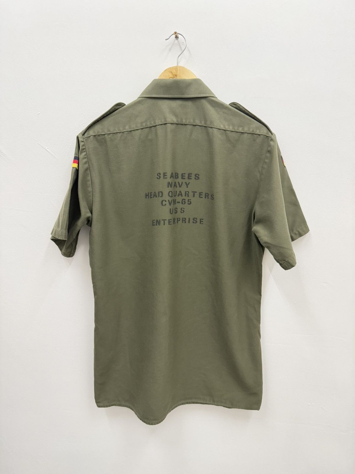 Vintage Vintage 80s Germany Army Shirt Size US M / EU 48-50 / 2 - 2 Thumbnail