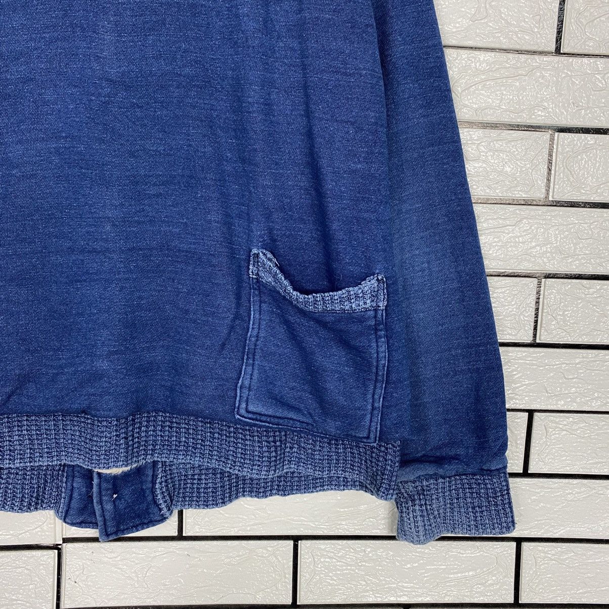 Blue Blue Japan 📌Vintage Zipper Sweater Blanket Denim Blue Trick Size US M / EU 48-50 / 2 - 11 Thumbnail