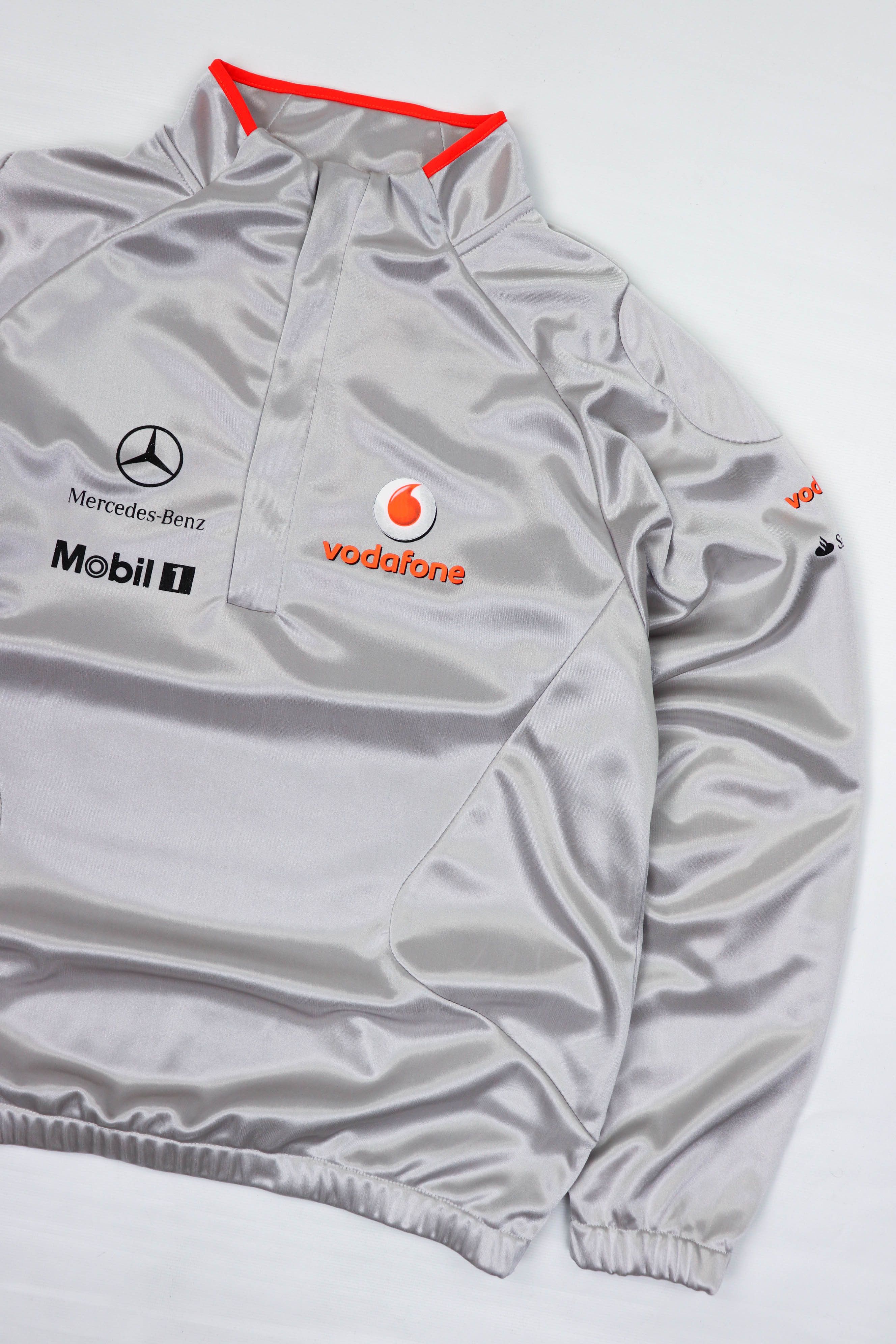 Malcolm McLaren Vodafone Mclaren Mercedes-Benz Racing Team Silver Pullover Size US M / EU 48-50 / 2 - 5 Thumbnail