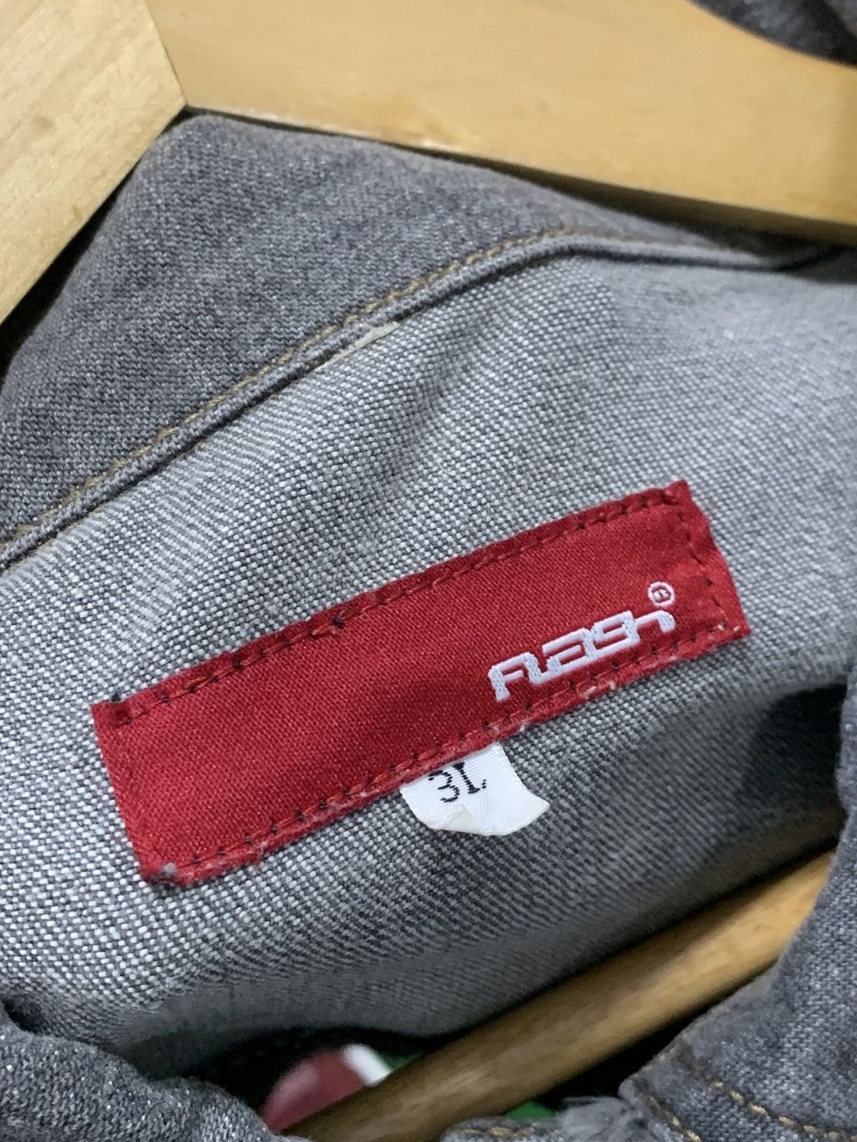 Vintage Flash Denim Jacket Size US XL / EU 56 / 4 - 14 Thumbnail