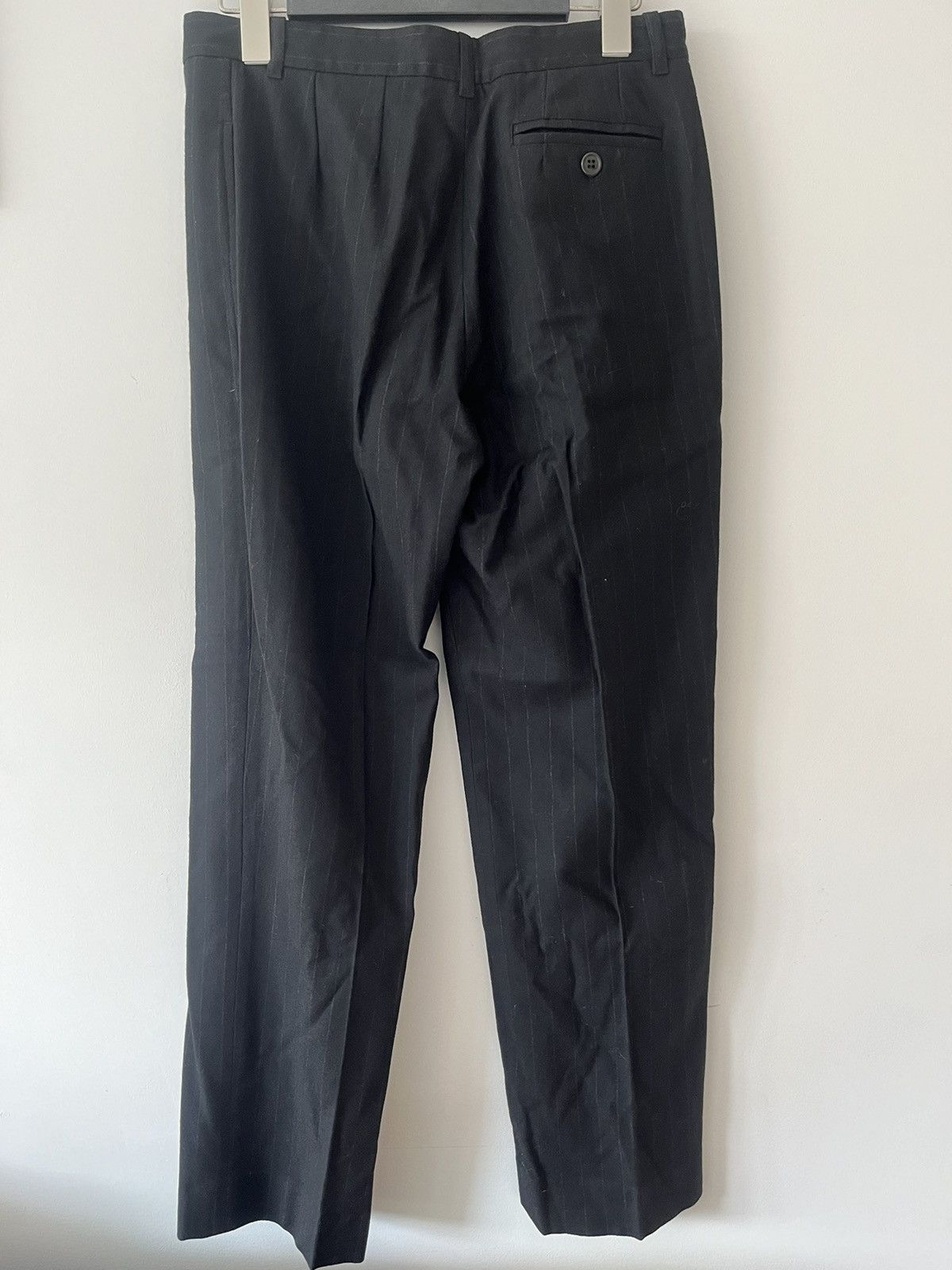 Ann Demeulemeester Pinstripe wool trousers Size US 29 - 2 Thumbnail