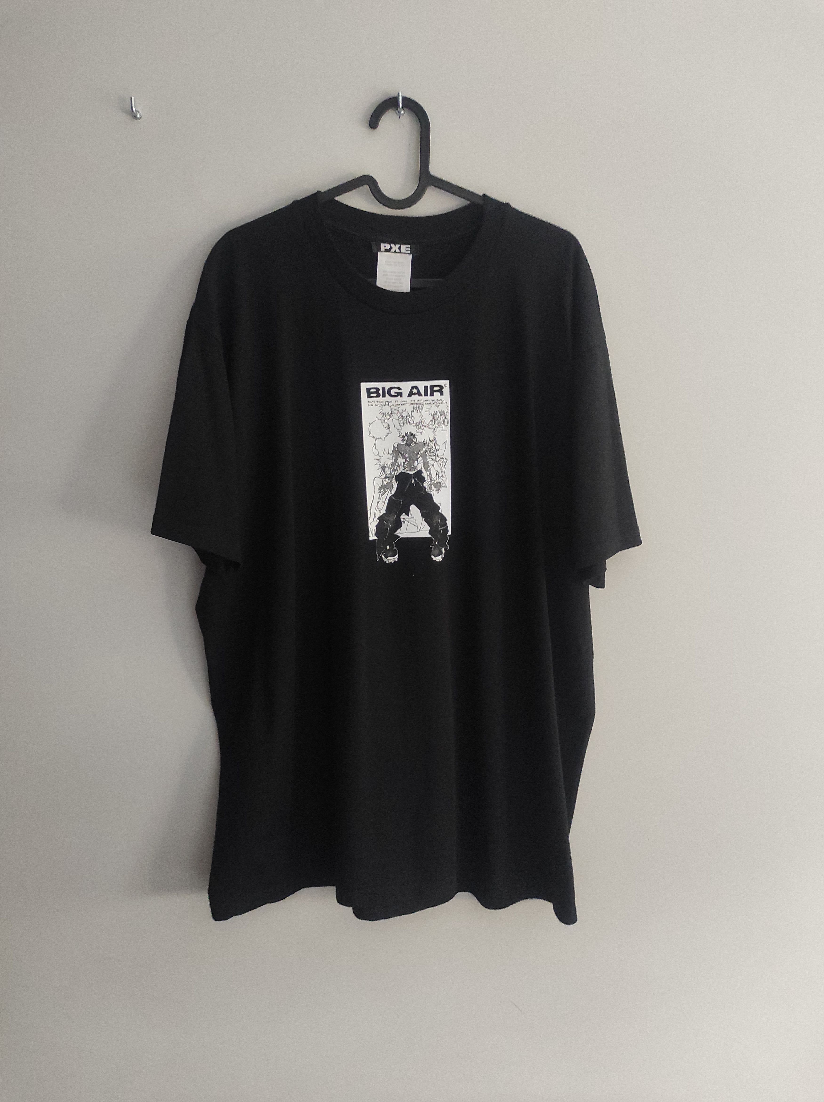 Image of Drain Gang x Sad Boys Ecco2K Big Air Tee XL in Black, Men's